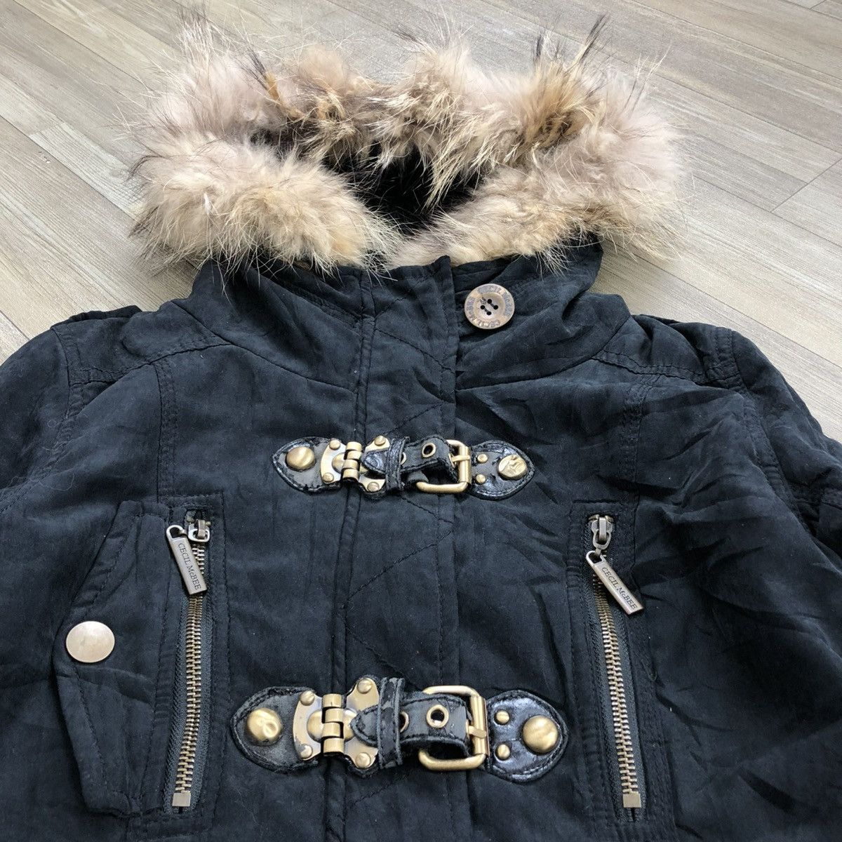 Le Grande Bleu (L.G.B.) 2000s Cecil McBee Mohair Opium Bondage Fur Bono Jacket Size US M / EU 48-50 / 2 - 4 Thumbnail