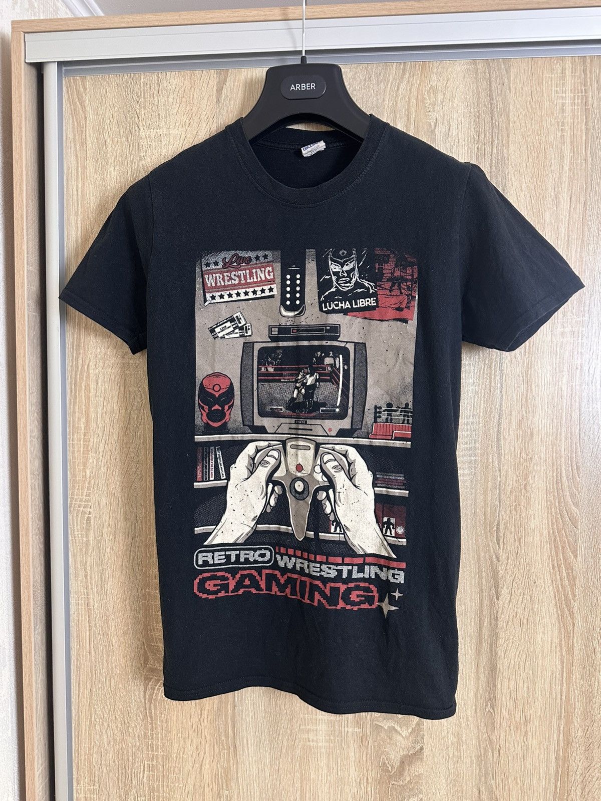 WWE 🔥 WWF SmackDown WrestleMania Game T Shirt Sega Playstation Size US M / EU 48-50 / 2 - 2 Thumbnail