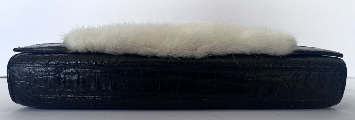 Nancy Gonzalez Nancy Gonzalez Black Crocodile Clutch Bag Size ONE SIZE - 14 Thumbnail