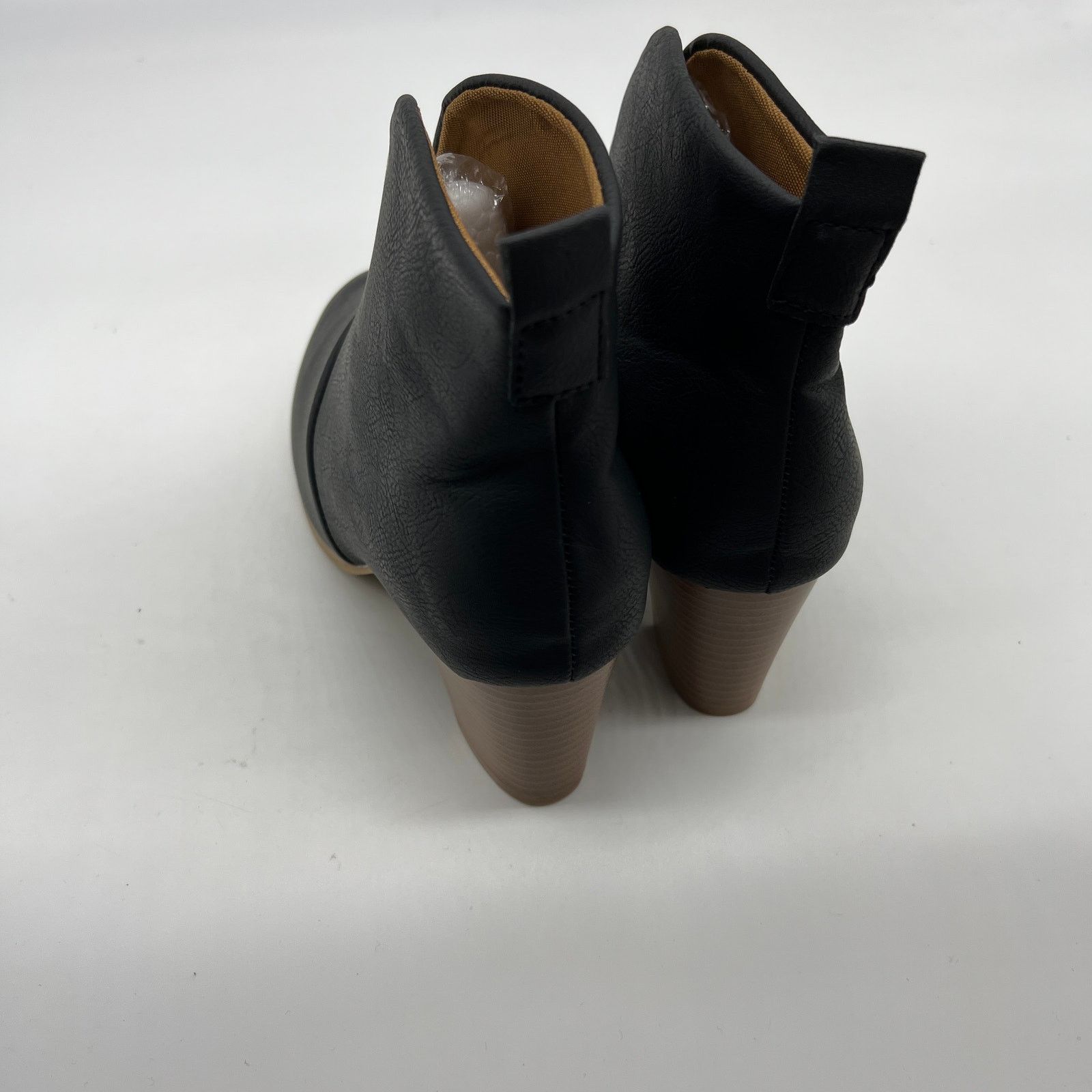 Other Women Heel Ankle BootsV Cut Fashion Slip on Black Size US 9 / IT 39 - 6 Thumbnail