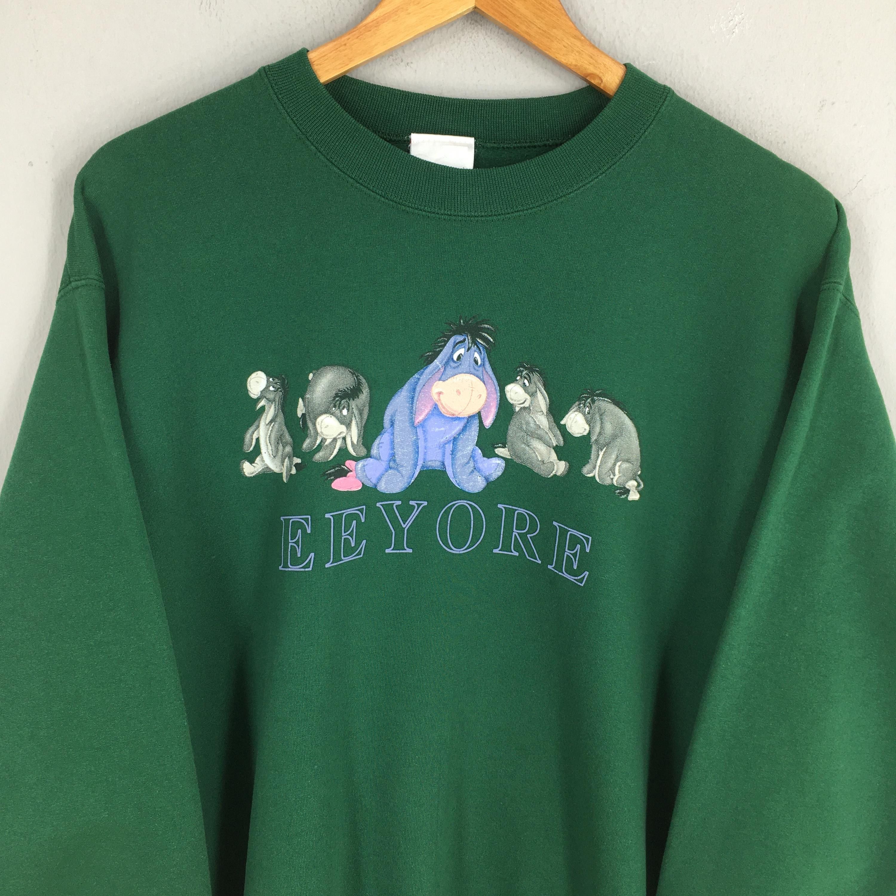 Disney Vintage 90s Eeyore Winnie The Pooh Sweatshirt Medium Size US M / EU 48-50 / 2 - 2 Thumbnail