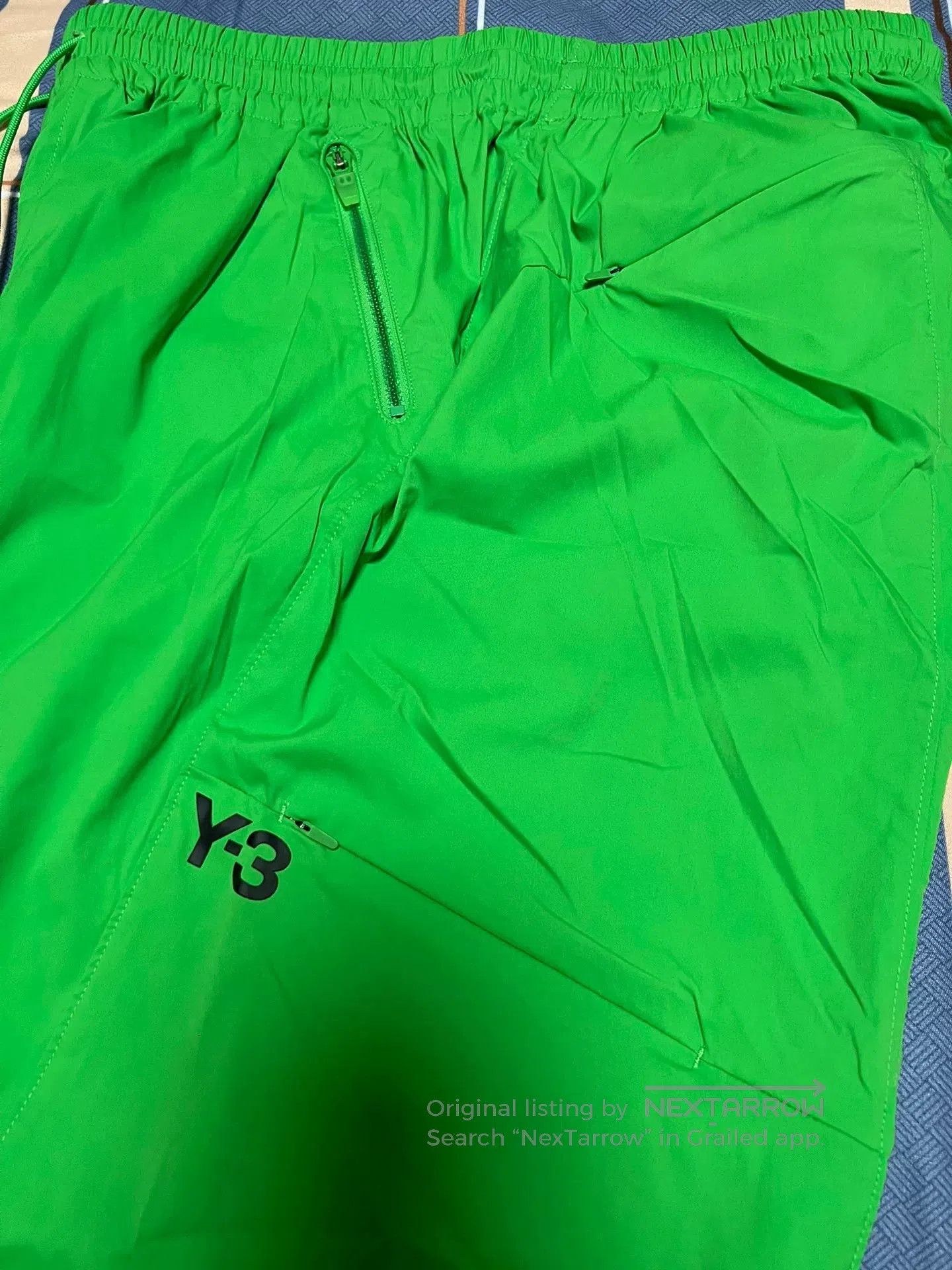 Y-3 Y-3 Men's Slim Fit Green Pants. Size US 30 / EU 46 - 7 Thumbnail