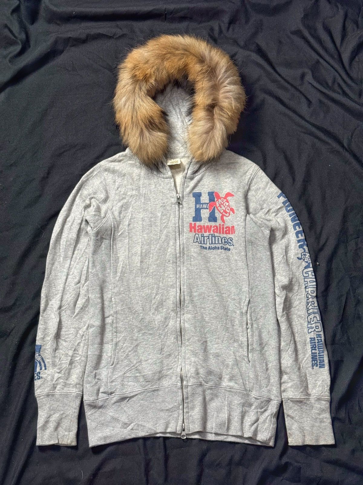 Hysteric Glamour × Japanese Brand × Le Grande Bleu (L.G.B.) Fur Hoodie Aloha Style Size US S / EU 44-46 / 1 - 1 Thumbnail