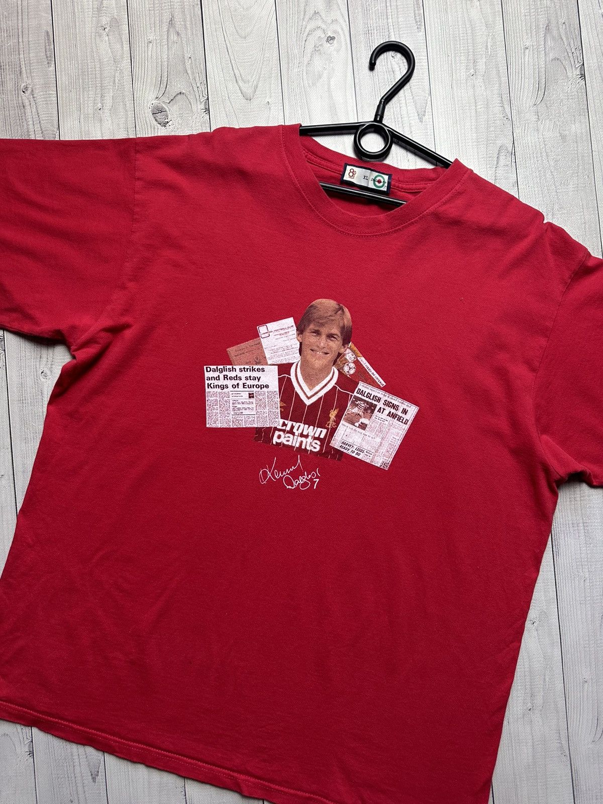 Vintage Vintage Liverpool soccer tee logo red dalglish 7 logo Xl Size US XL / EU 56 / 4 - 2 Thumbnail