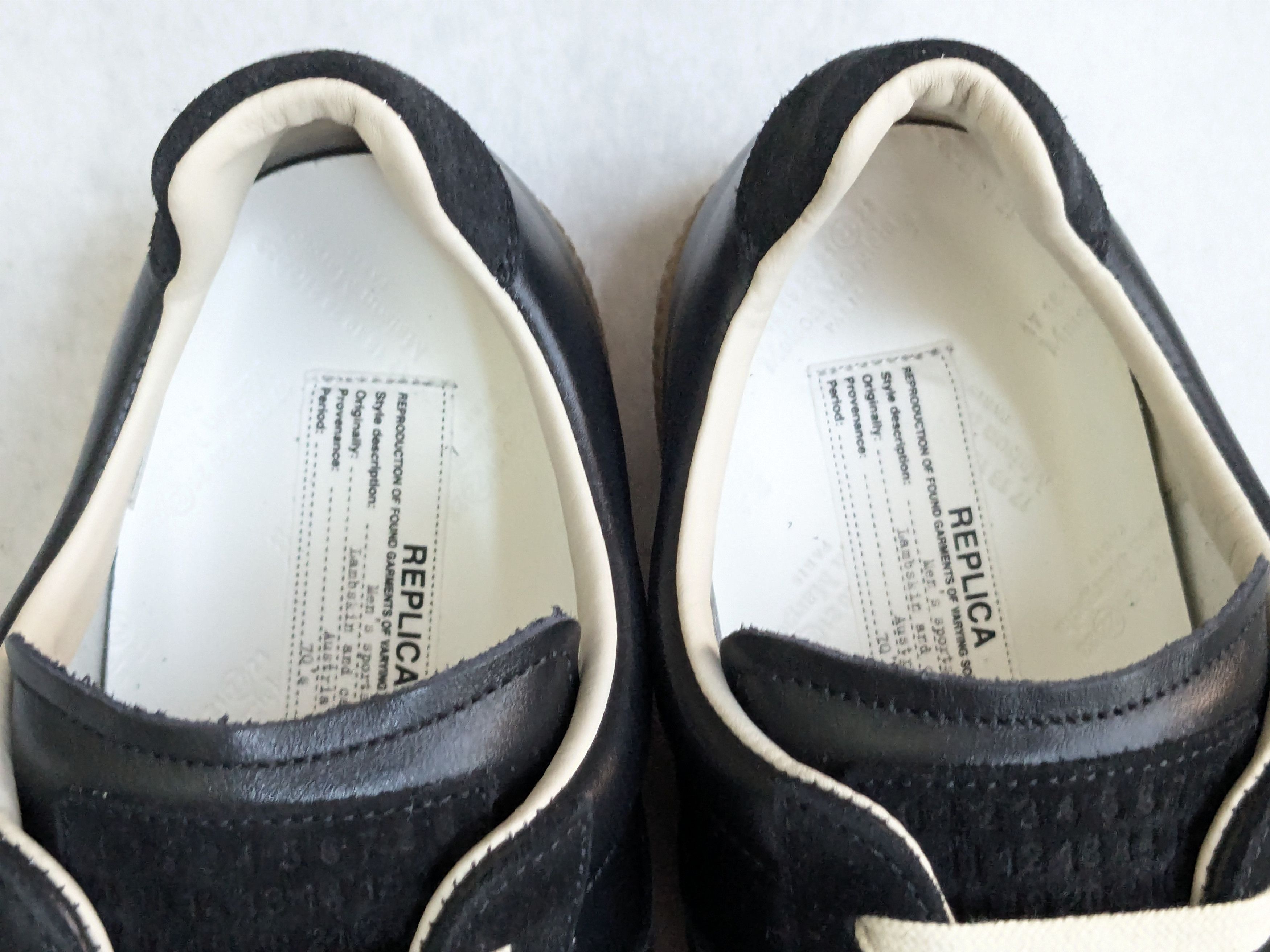 Maison Margiela Maison Margiela Replica GAT Black 11 44 Low Tops Gum Size US 11 / EU 44 - 8 Thumbnail