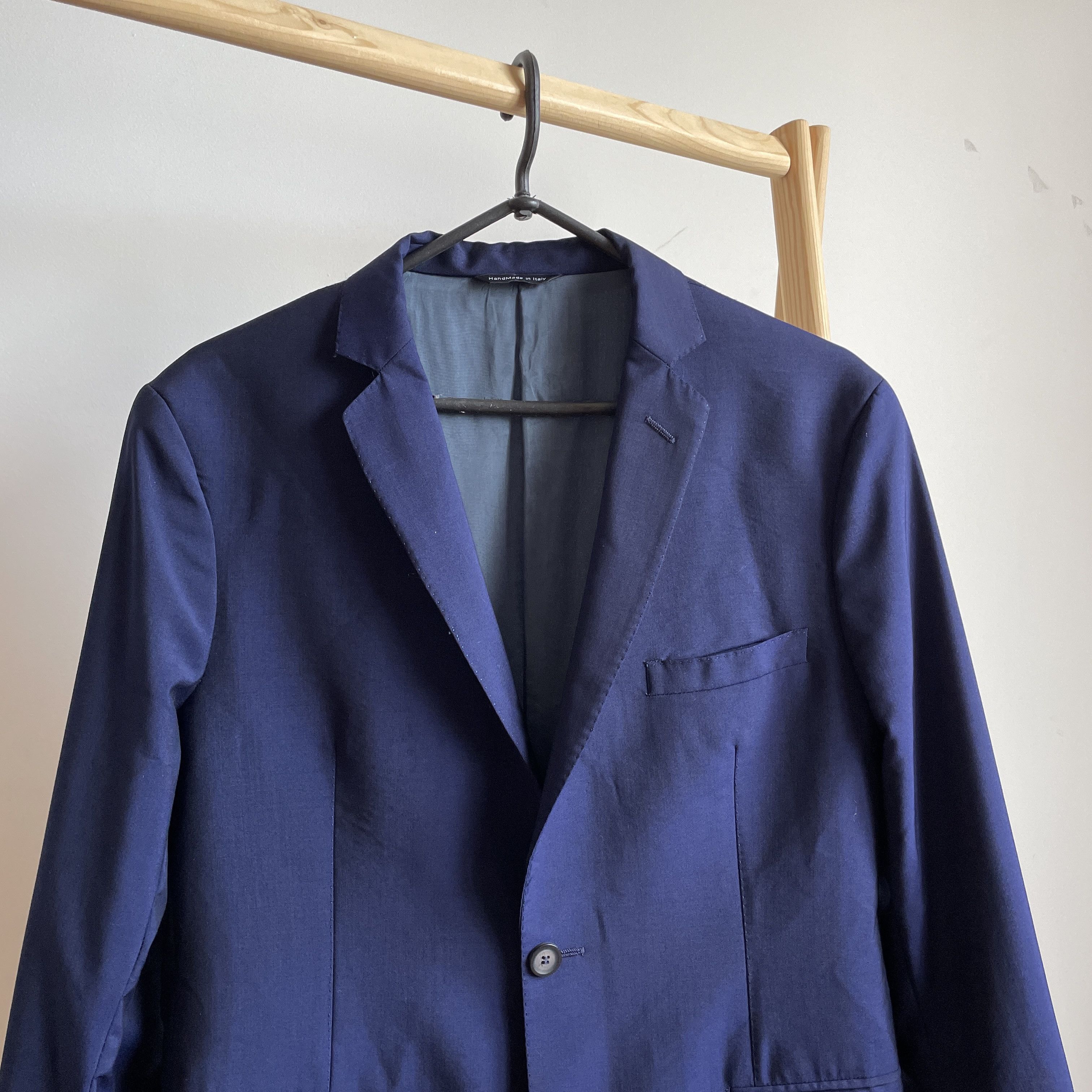 Tonello Tonello Handmade Wool/Mohair Suit Jacket Blazer Size EUR 50 Size 40R - 4 Thumbnail