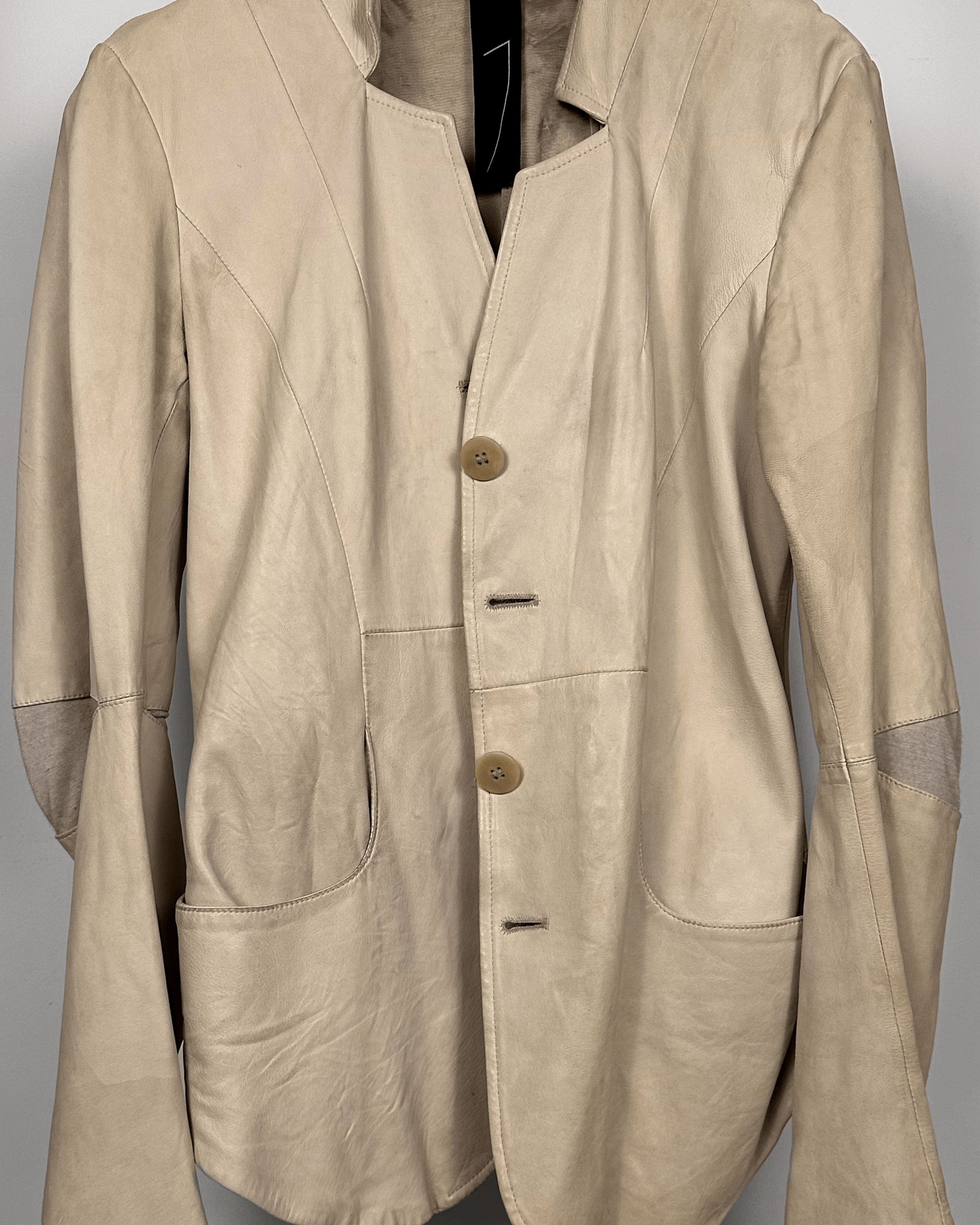 Ilaria Nistri Ilaria Nistri Leather Anatomically Tailored Jacket Size US M / EU 48-50 / 2 - 4 Thumbnail