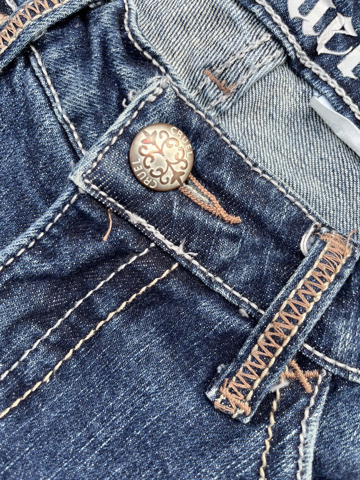 Hysteric Glamour × Japanese Brand × Vintage Flare Cruel Hysteric Inspired Denim Size US 31 - 11 Thumbnail