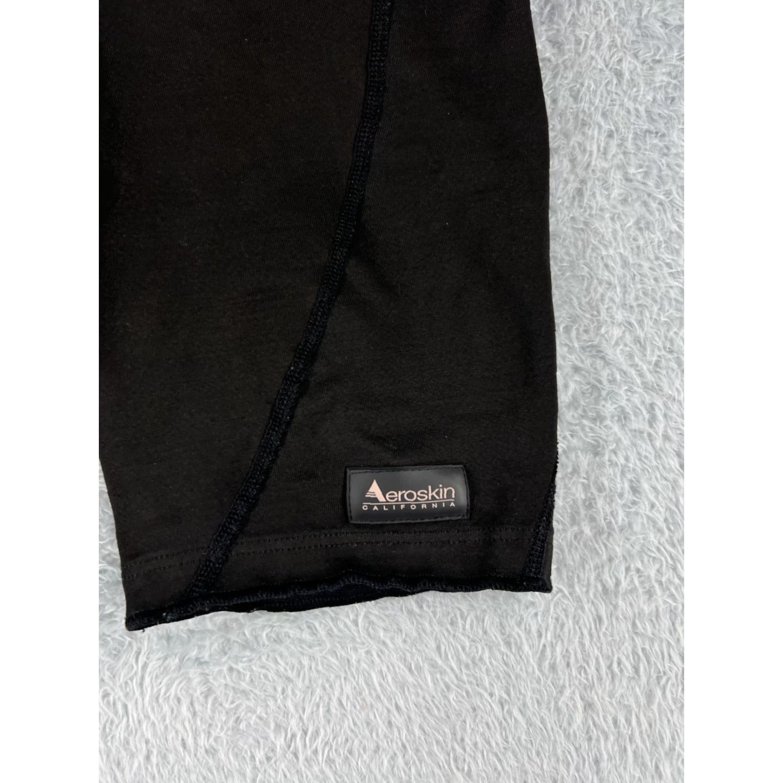 Vintage Aeroskin Bottom Jammer Men L Black Polyester Spandex Swim Short Competition Lifeguard Training Water Polo Reading Read Size US 33 - 2 Thumbnail