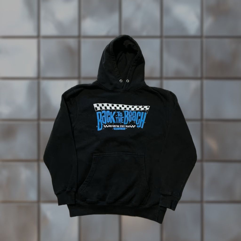 Vintage VINTAGE Back To The Beach Festival Hoodie Mens L Black Ska Punk Rock Band Pullover Size US L / EU 52-54 / 3 - 1 Thumbnail