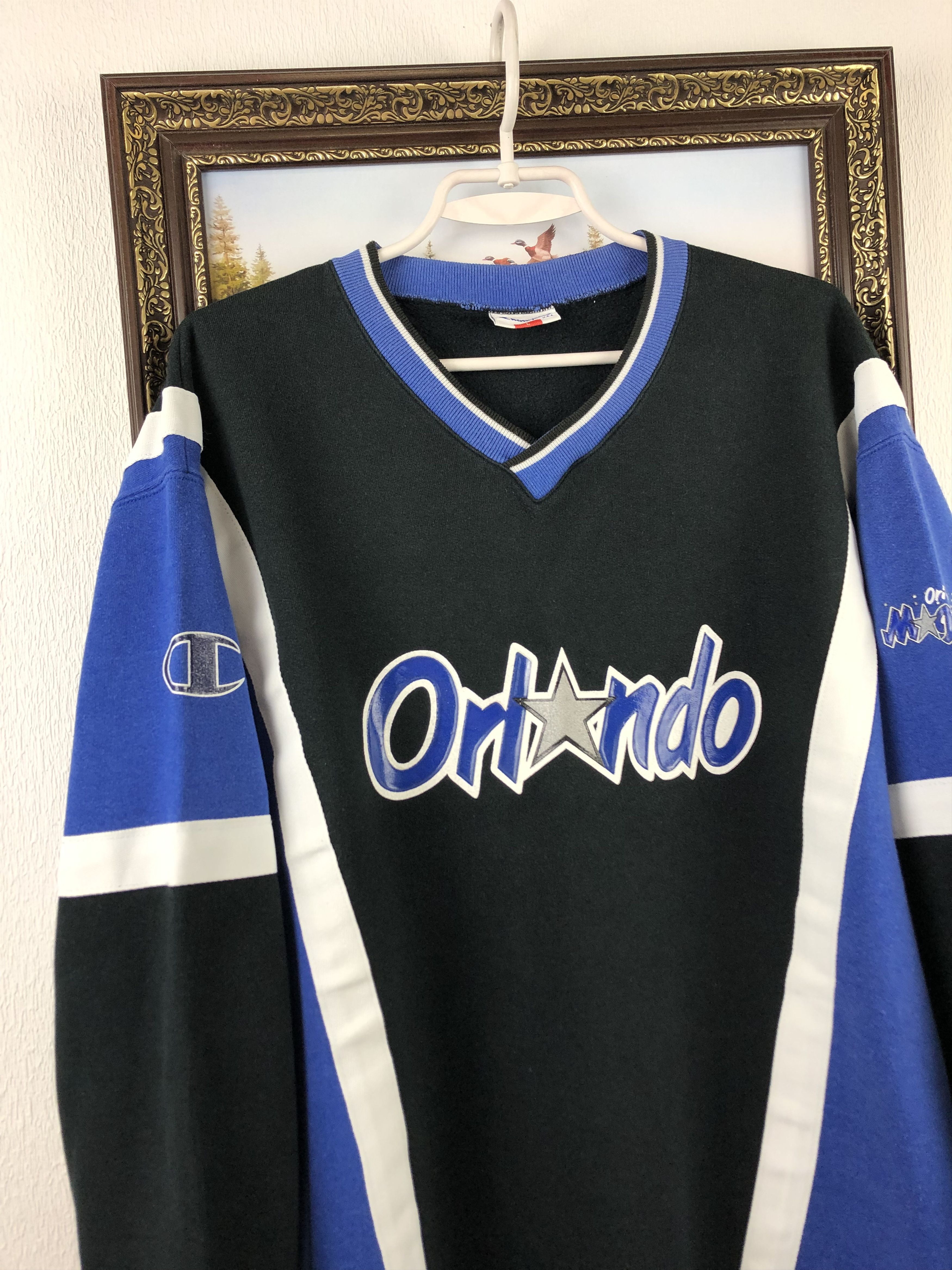 Champion Vintage Orlando Magic Champion Sweatshirt Over Print Size US L / EU 52-54 / 3 - 3 Thumbnail