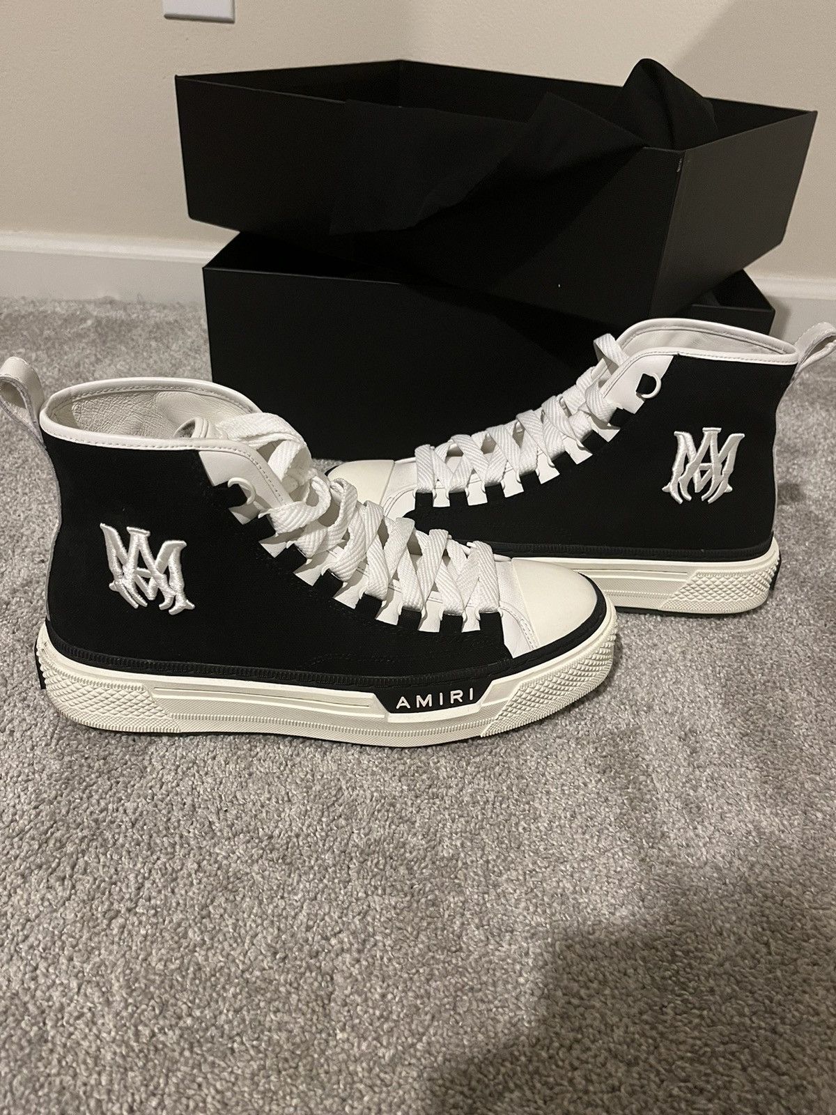Amiri Amiri MA Court High-Top Sneakers | Grailed