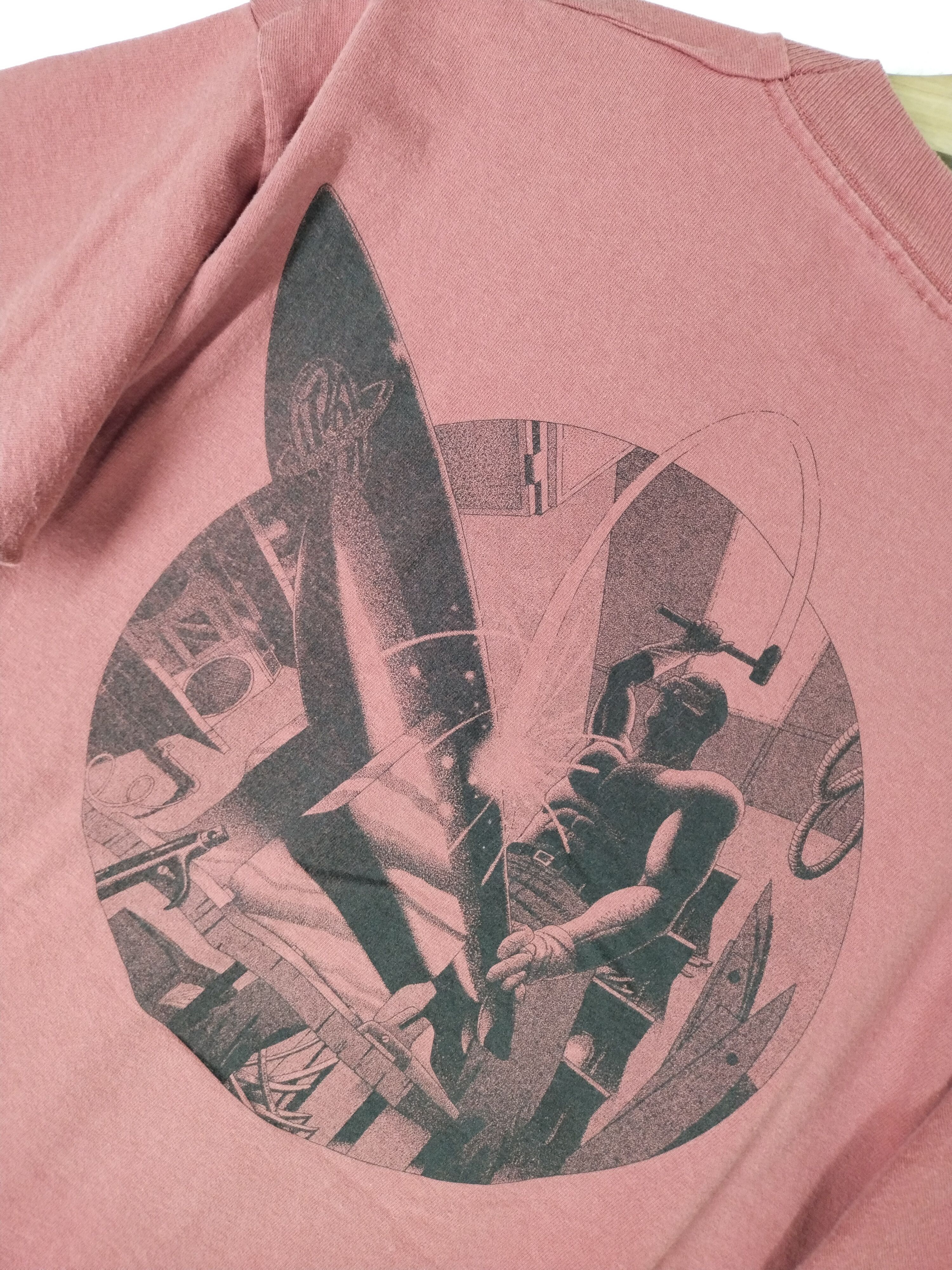 Anime 90's Vintage Waterboyz Anime Movie Faded Tee Very Rare Size US L / EU 52-54 / 3 - 13 Thumbnail