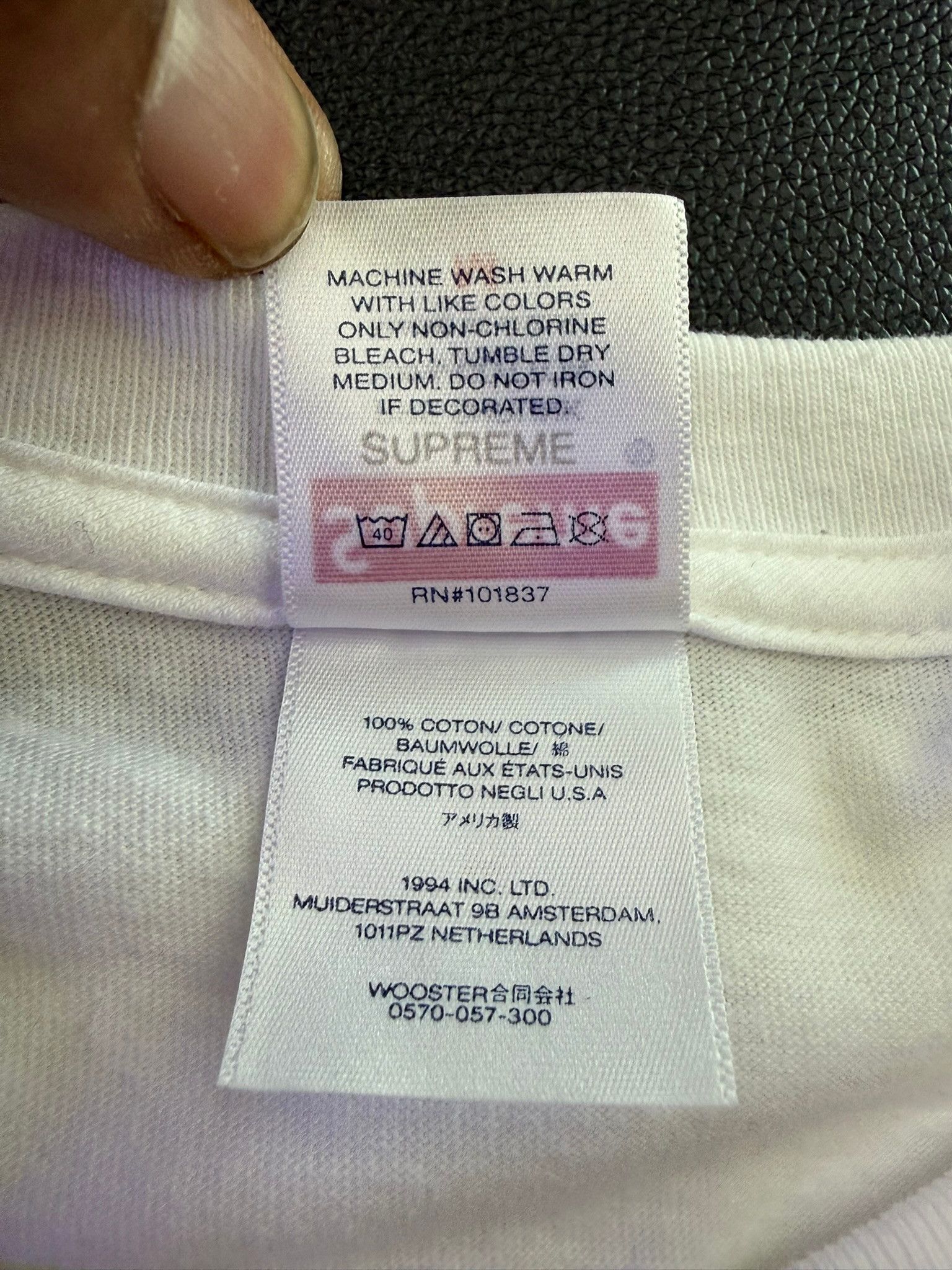 Supreme Supreme "Electromagnetic" Tee (White) Size US M / EU 48-50 / 2 - 4 Thumbnail