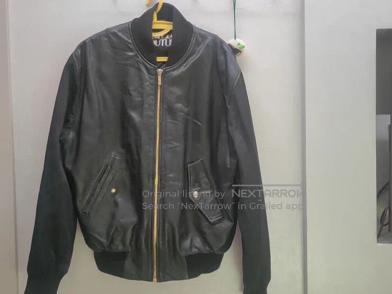 Versace Versace Men's leather jackets Size L / US 10 / IT 46 - 2 Thumbnail