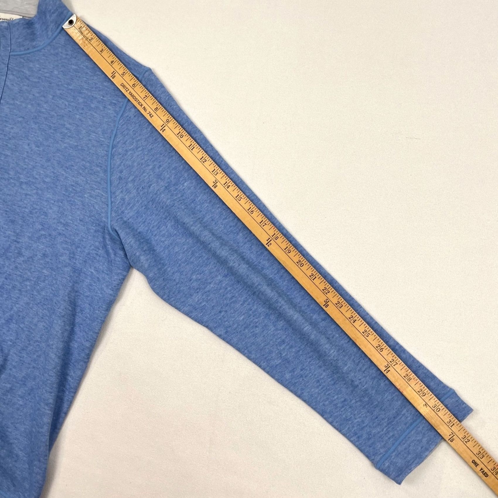 CO VINTAGE Collars & Co Reversible Sweater Mens XL Blue Gray Quarter Zip Pullover Casual Size US XL / EU 56 / 4 - 5 Thumbnail