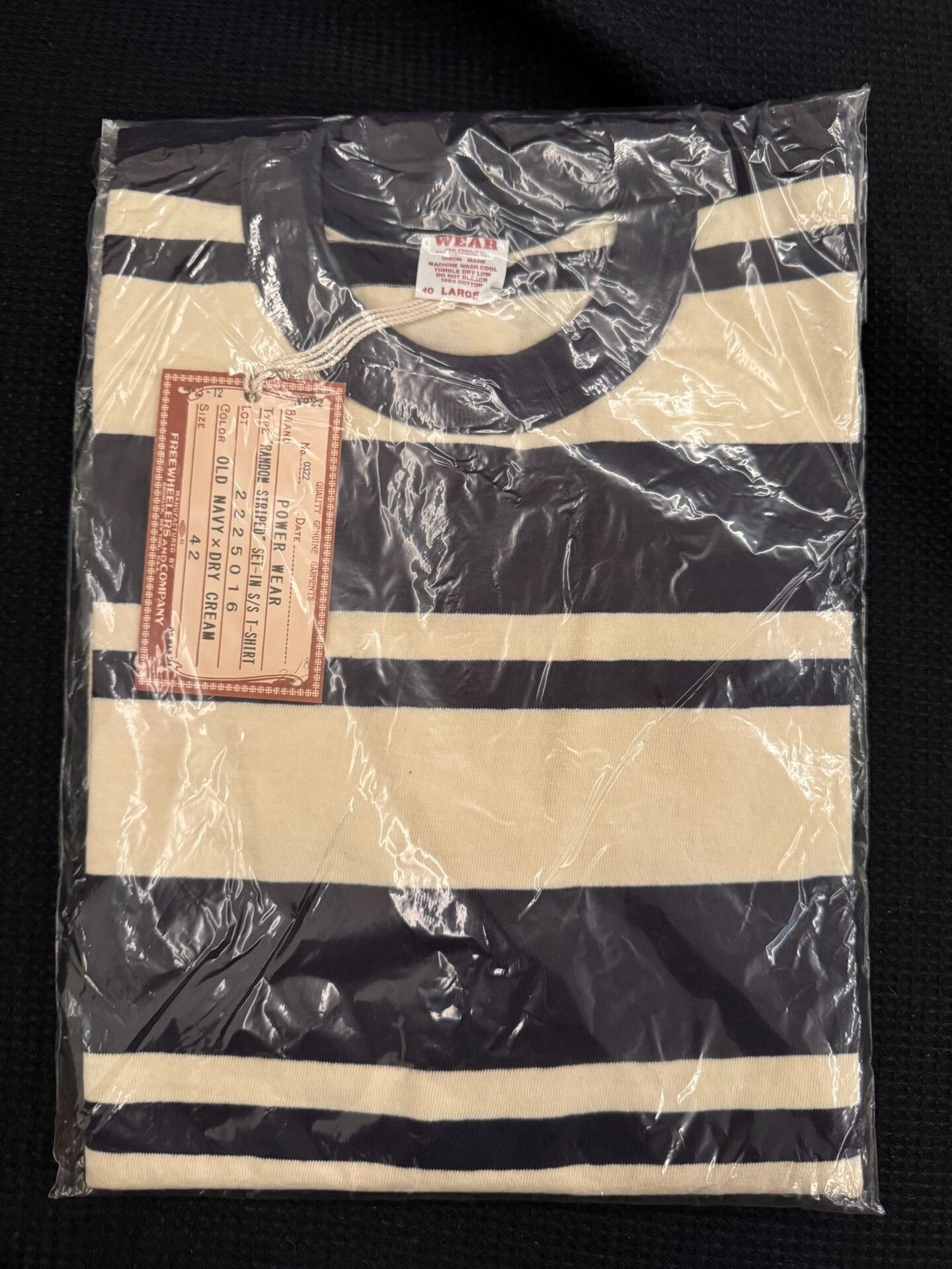 Freewheelers FREEWHEELERS Random Striped Crewneck T-shirt Size US L / EU 52-54 / 3 - 1 Thumbnail
