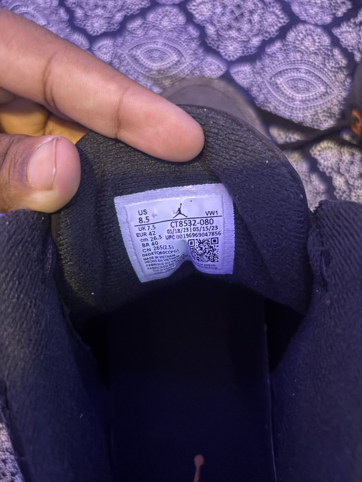 Jordan Brand Jordan 3s Fear Pack Size US 8.5 / EU 41-42 - 6 Thumbnail
