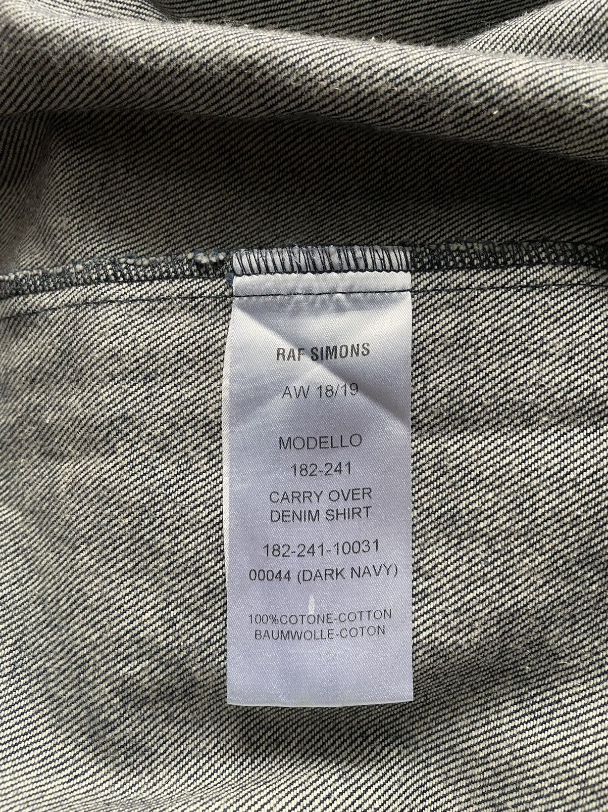 Raf Simons Raf Simons Patched Denim Shirt **LAST DROP** Size US L / EU 52-54 / 3 - 6 Thumbnail