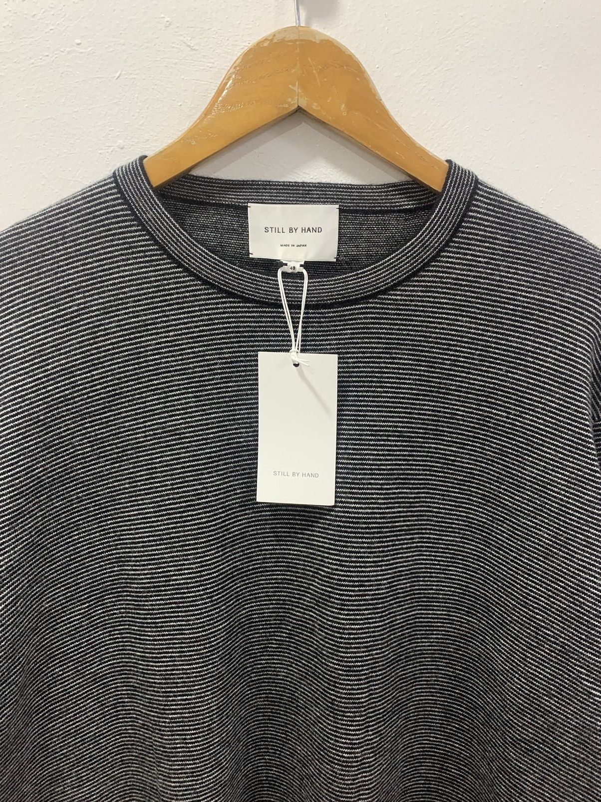 STILL BY HAND STILL BY HAND JAPAN 14G WOOL STRIPED SWEATER Size US M / EU 48-50 / 2 - 4 Thumbnail
