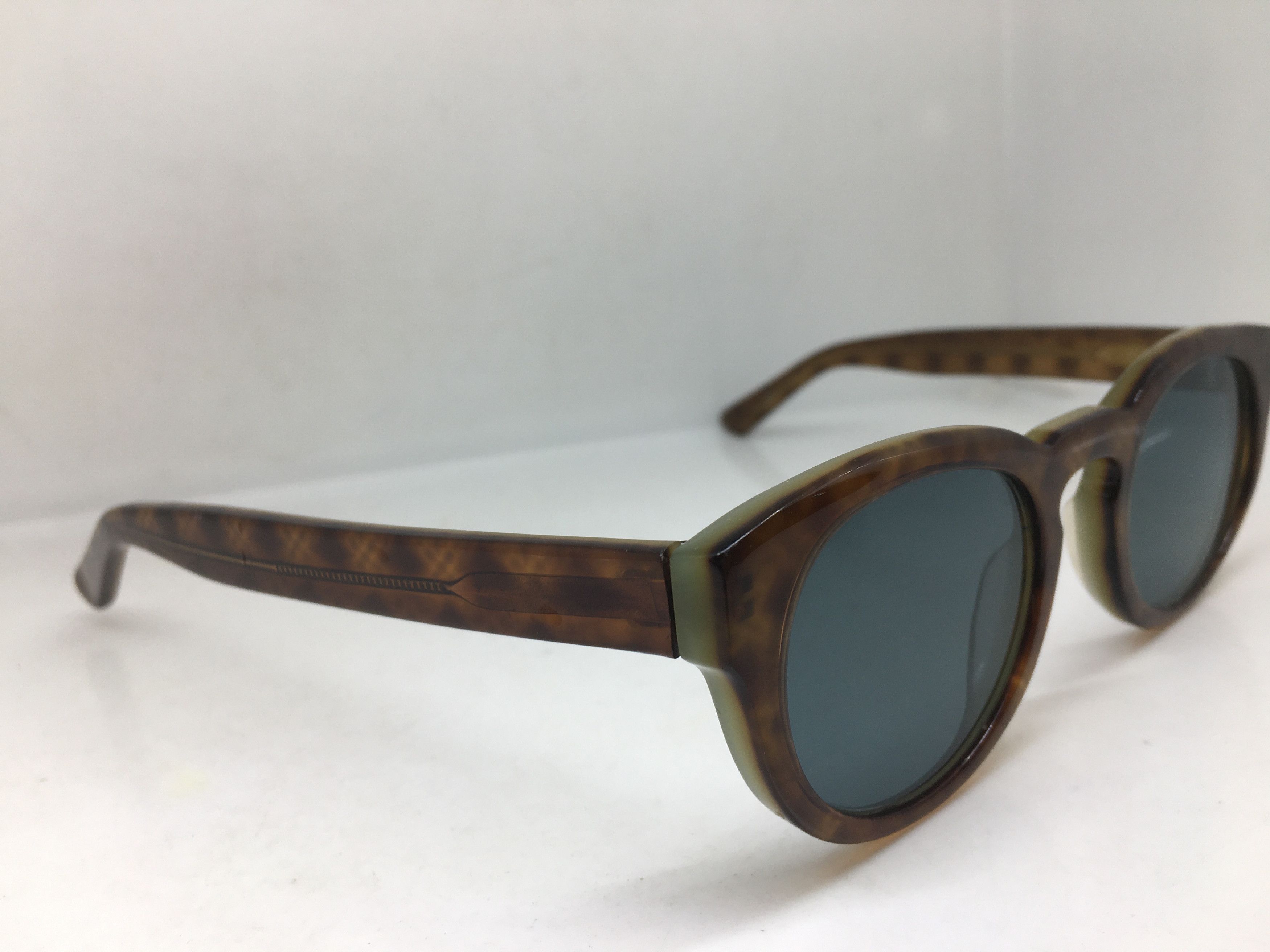 Other Handmade Brown Acetate Keyhole Bridge PREPPY Sunglasses Size ONE SIZE - 2 Thumbnail