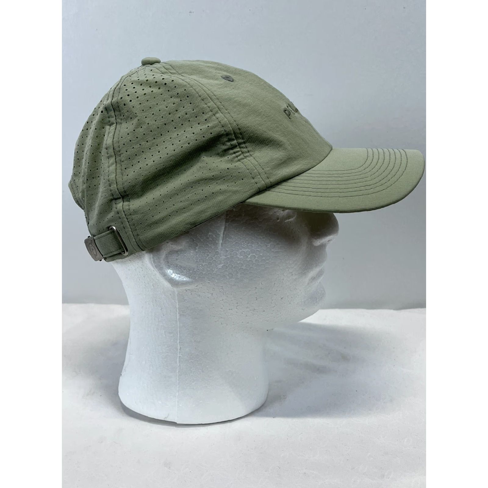 B Sides PELTON RUN Baseball Hat Cap Adjustable Perforated Sides Sage/Gray VGUC Men Adjustable One Size Green/Gray Hat Size ONE SIZE - 4 Thumbnail