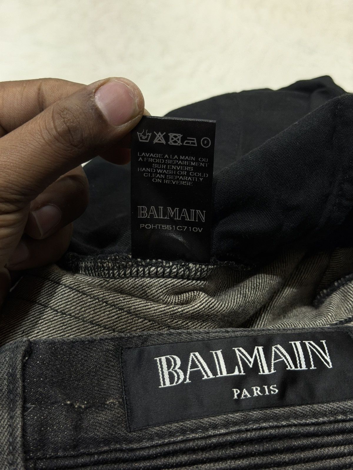 Balmain Balmain Paris biker’s jeans Size US 30 / EU 46 - 5 Thumbnail
