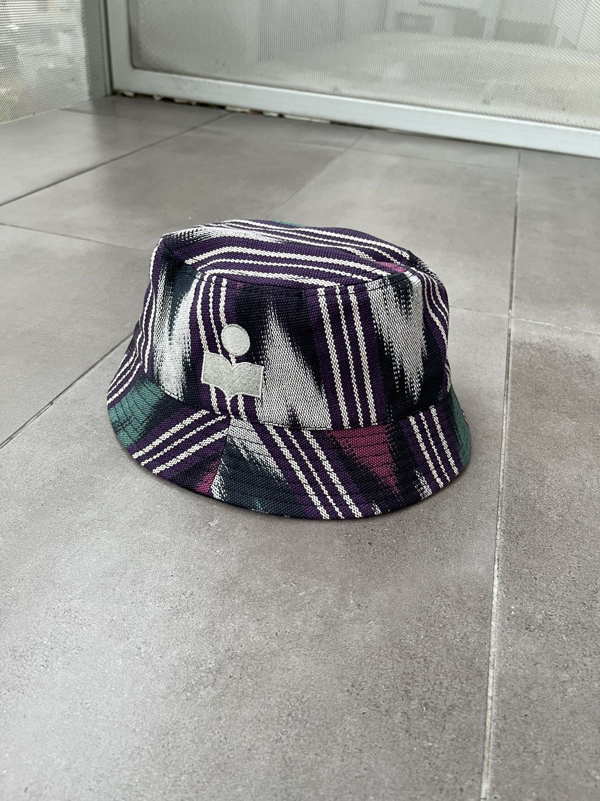 Isabel Marant !DS! SS23 Isabel Marant Geometric Print Haleyh Bucket Hat Size ONE SIZE - 1 Thumbnail
