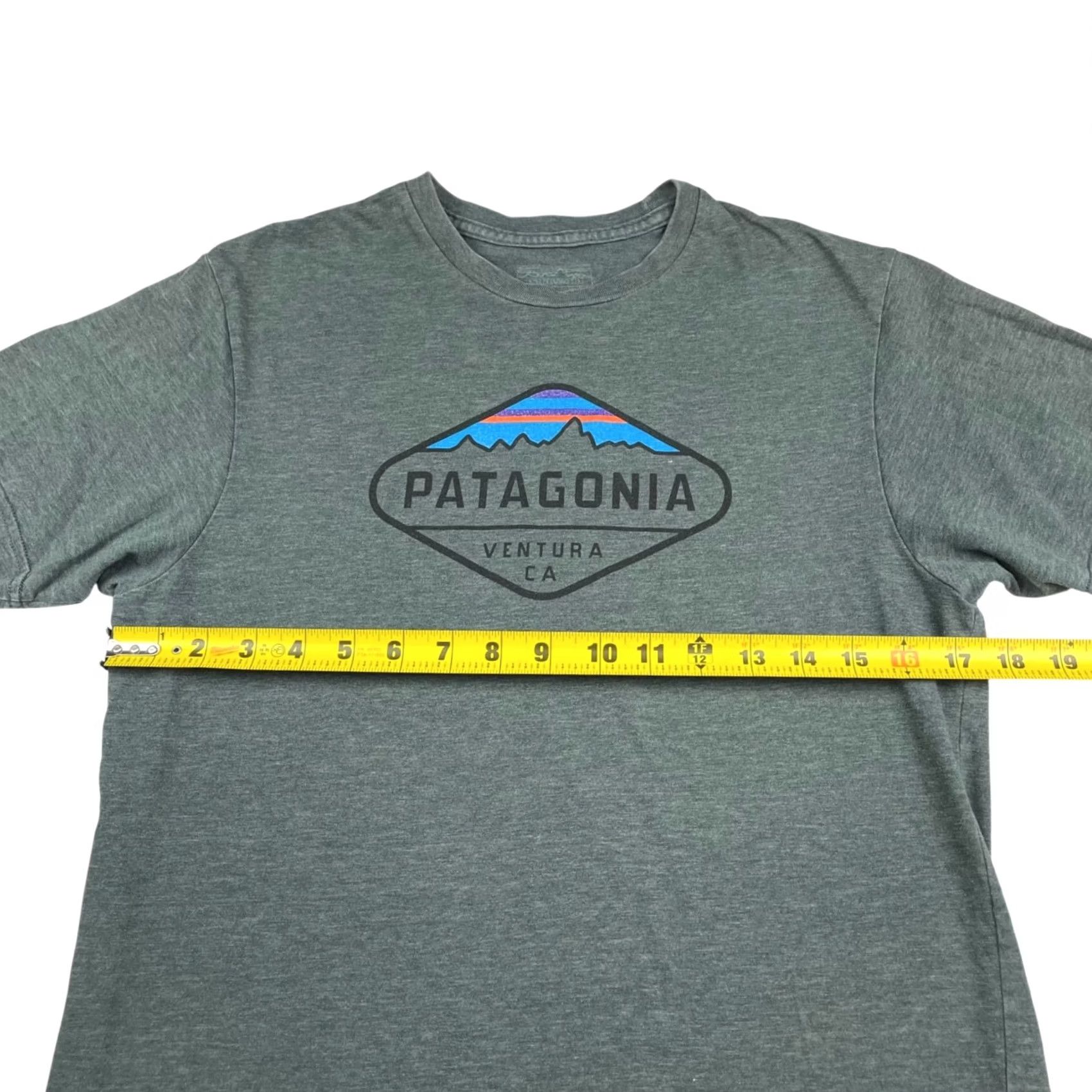 Patagonia Patagonia Men's Slim Fit S/S Crewneck Logo T-Shirt Gray Small Size US S / EU 44-46 / 1 - 5 Thumbnail