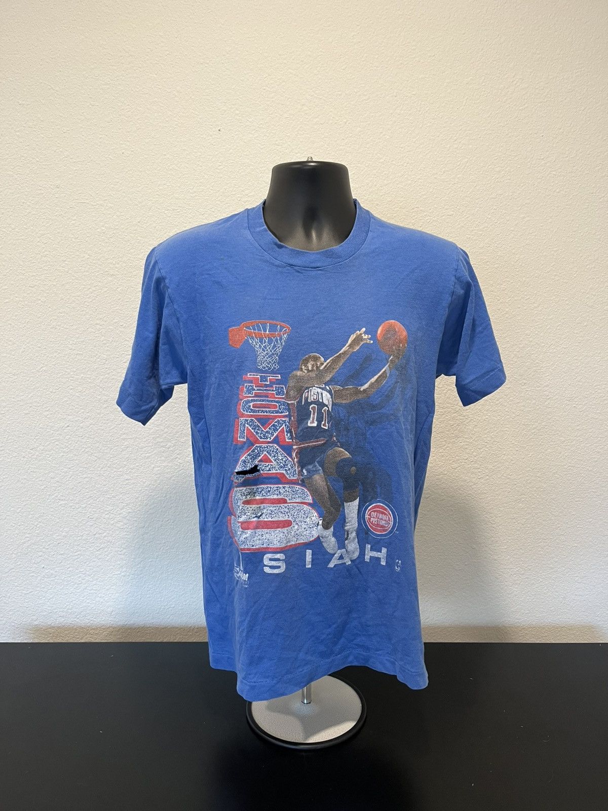 Salem Sportswear × Vintage Detroit pistons shirt Isiah Thomas Salem sportswear vintage Size US M / EU 48-50 / 2 - 1 Thumbnail