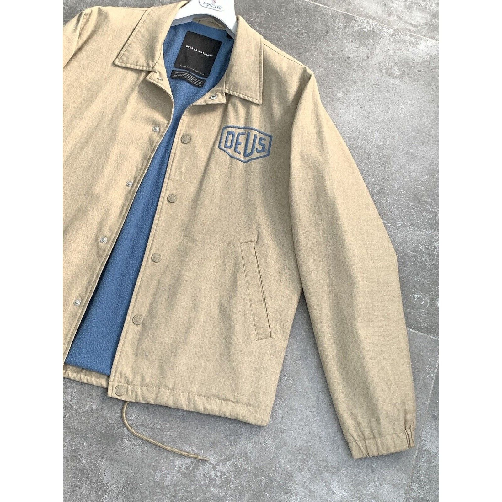Deus Ex Machina Men's DEUS EX MACHINA Chore Coach Biker Jacket Coat L EU 52 Size US L / EU 52-54 / 3 - 11 Thumbnail