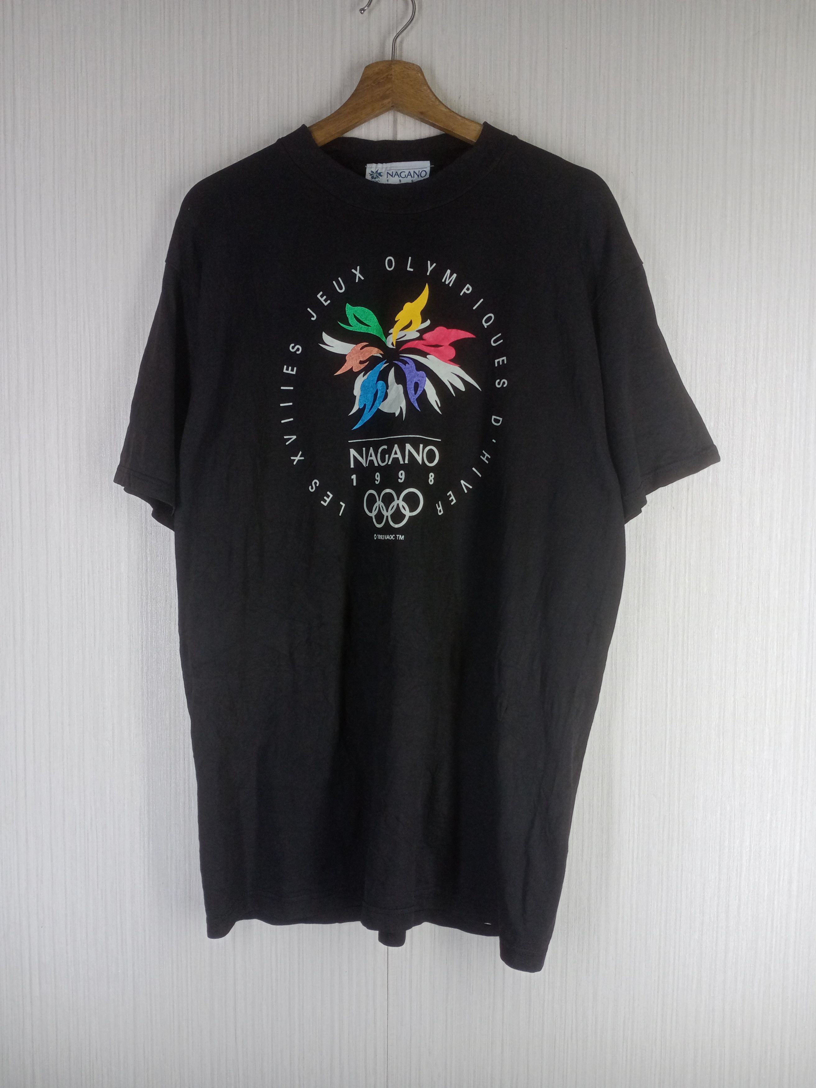 Rare Vintage 1998 Nagano Olympic Tshirt