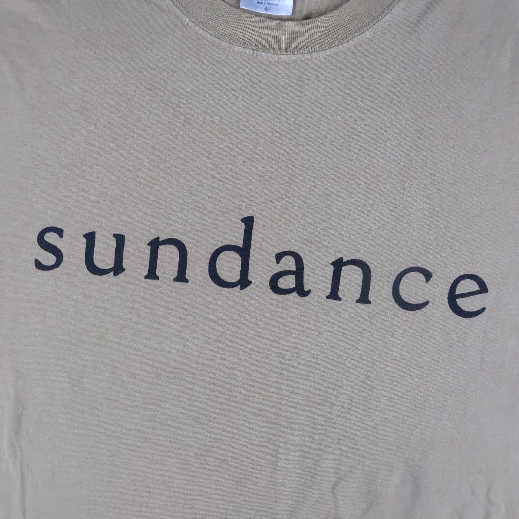 Spell VINTAGE 90s Sun Dance Film Festival Graphic Print Long Sleeve Shirt Adult L Tan Mens Size US L / EU 52-54 / 3 - 4 Thumbnail
