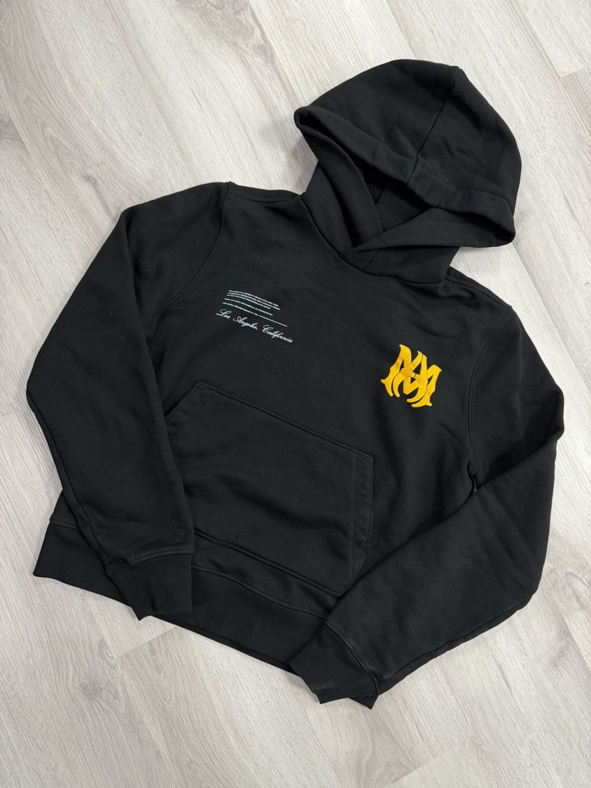 Amiri Amiri Stencil Military Logo Hoodie Size US XS / EU 42 / 0 - 1 Thumbnail