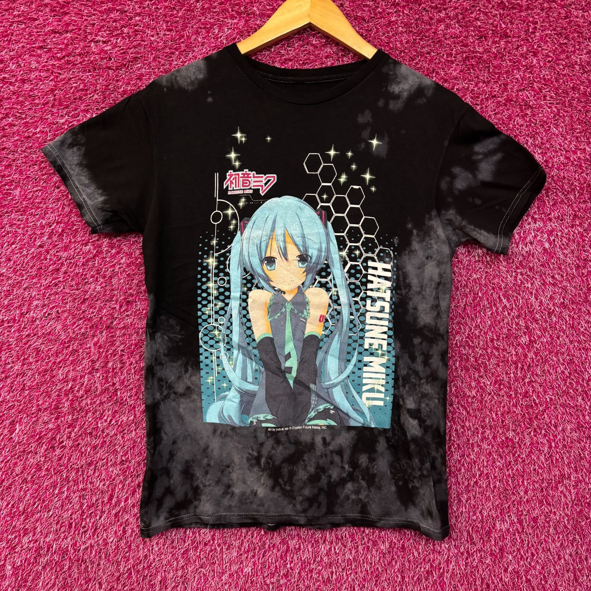 Anime Hatsune Miku The Virtual Idol Chibi Style Anime Bleach Dye S Size US S / EU 44-46 / 1 - 1 Thumbnail