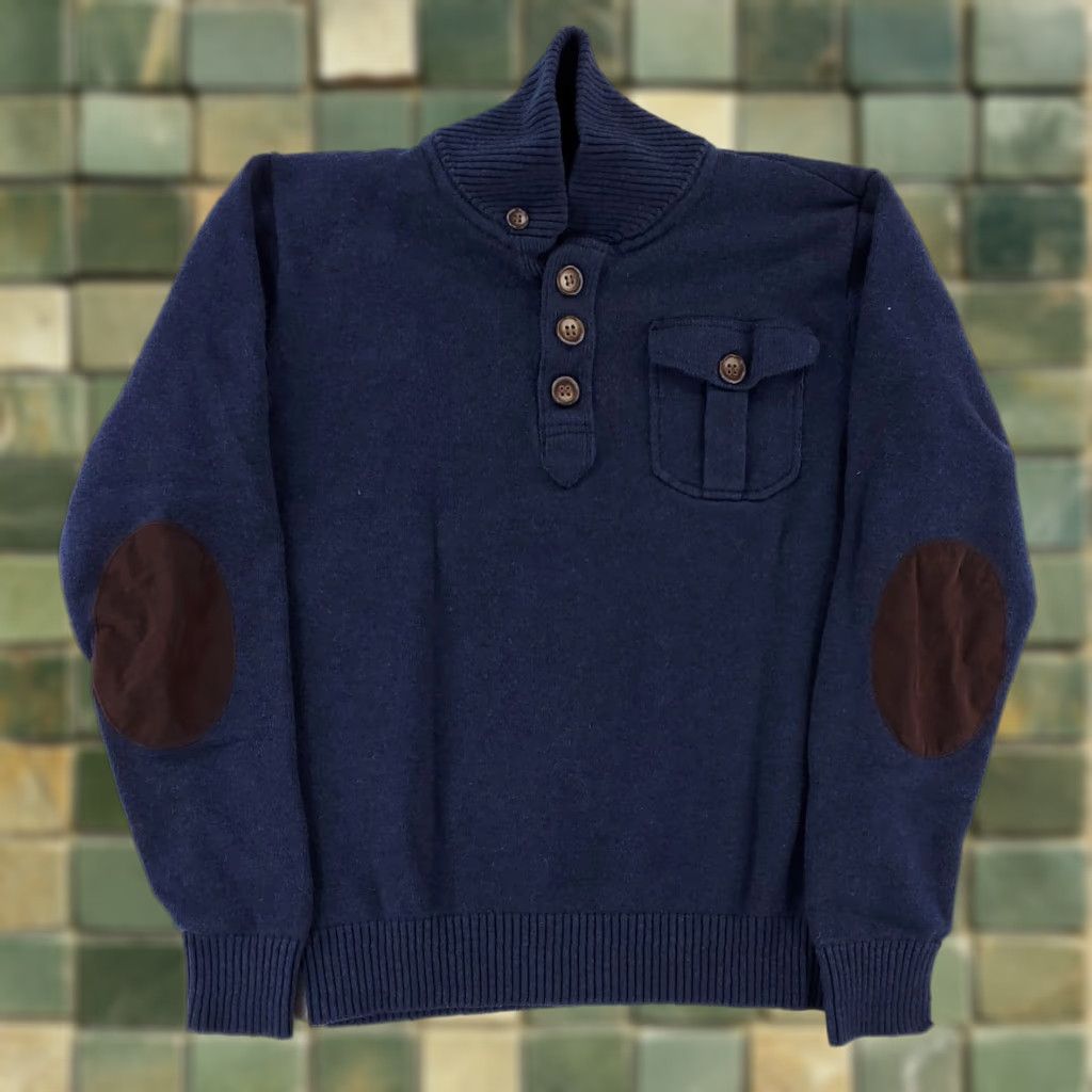 Peter Millar **Peter Millar Mens Blue Pullover Sweater M** User: **Peter Millar Mens Blue 4 Button Henley Sweater M** Size US M / EU 48-50 / 2 - 1 Thumbnail