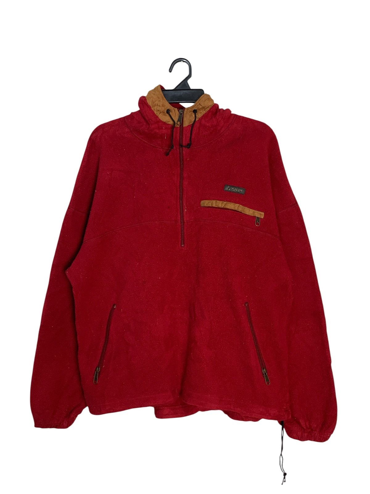 Japanese Brand Rare Design Vintage Gerry Half-Zipper Fleece Sweater Size US M / EU 48-50 / 2 - 1 Thumbnail