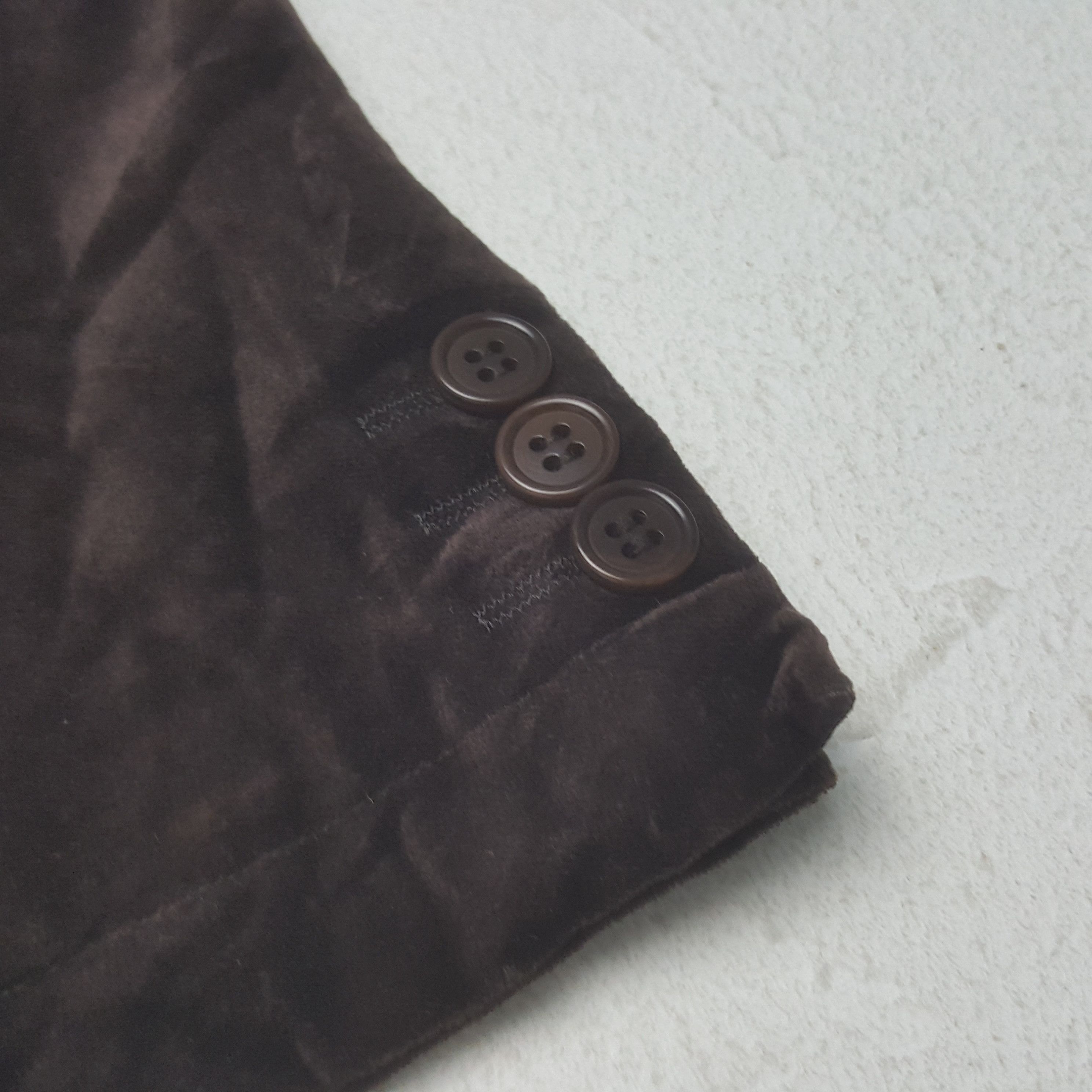 Japanese Brand × Vintage × Yohji Yamamoto Vintage Yohji Yamamoto AAR Velvet Style Blazers Coat Size US L / EU 52-54 / 3 - 8 Thumbnail