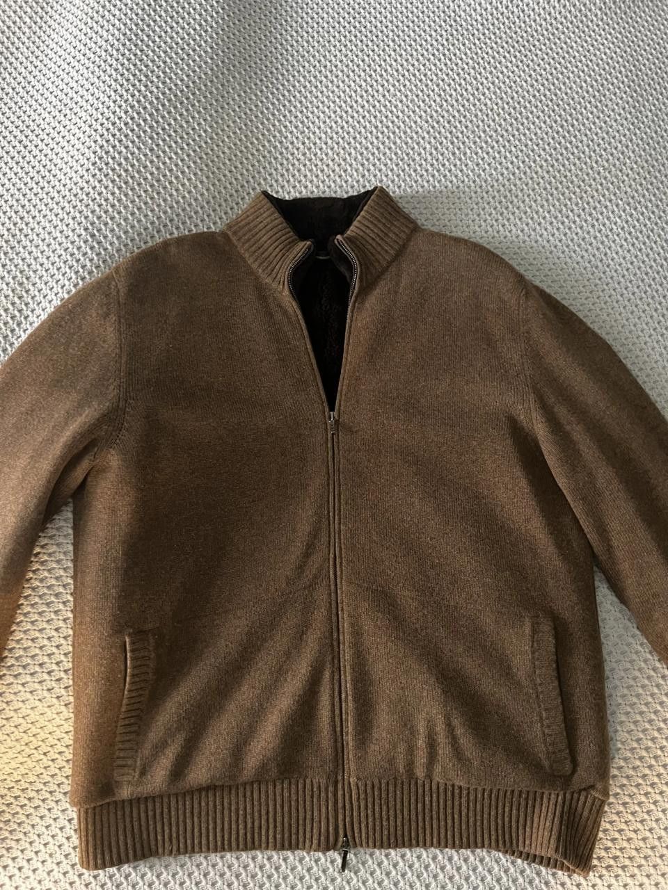 Loro Piana Ultra Rare Loro Piana Bomber – Baby Cashmere & Nutria Fur Size US L / EU 52-54 / 3 - 1 Thumbnail
