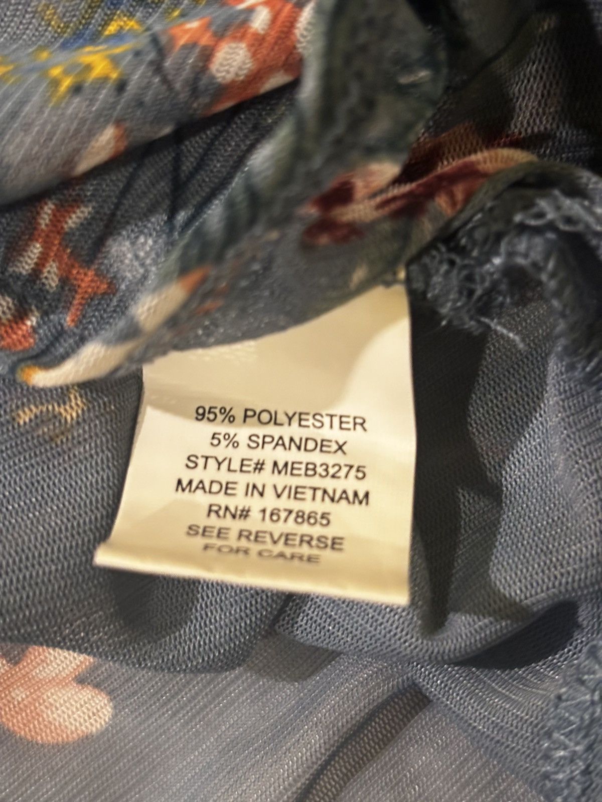 Other Blue floral long shirt1526 Size M / US 6-8 / IT 42-44 - 9 Thumbnail