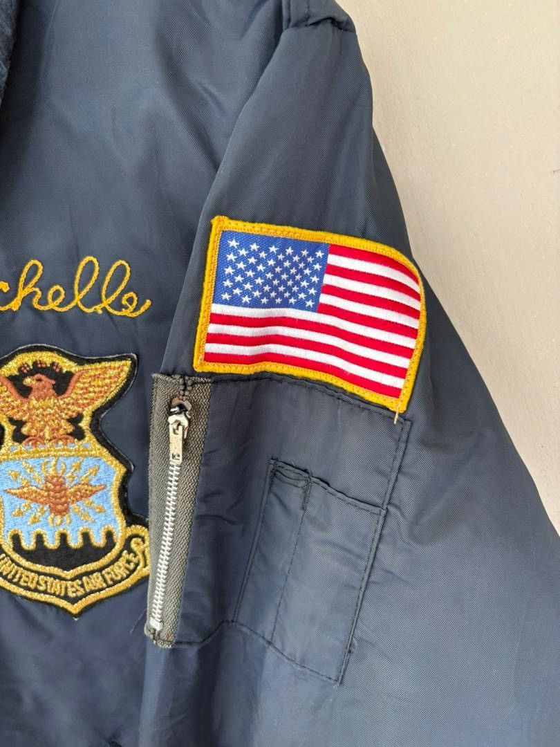 Vintage Vintage 90 MA-1 Flight Jacket USAF Tactical Air Command Size US XS / EU 42 / 0 - 16 Thumbnail