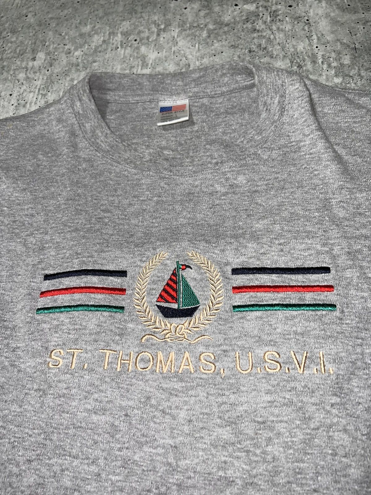 Other Vintage Y2K “St. Thomas” Embroidered Tee Size US L / EU 52-54 / 3 - 2 Thumbnail