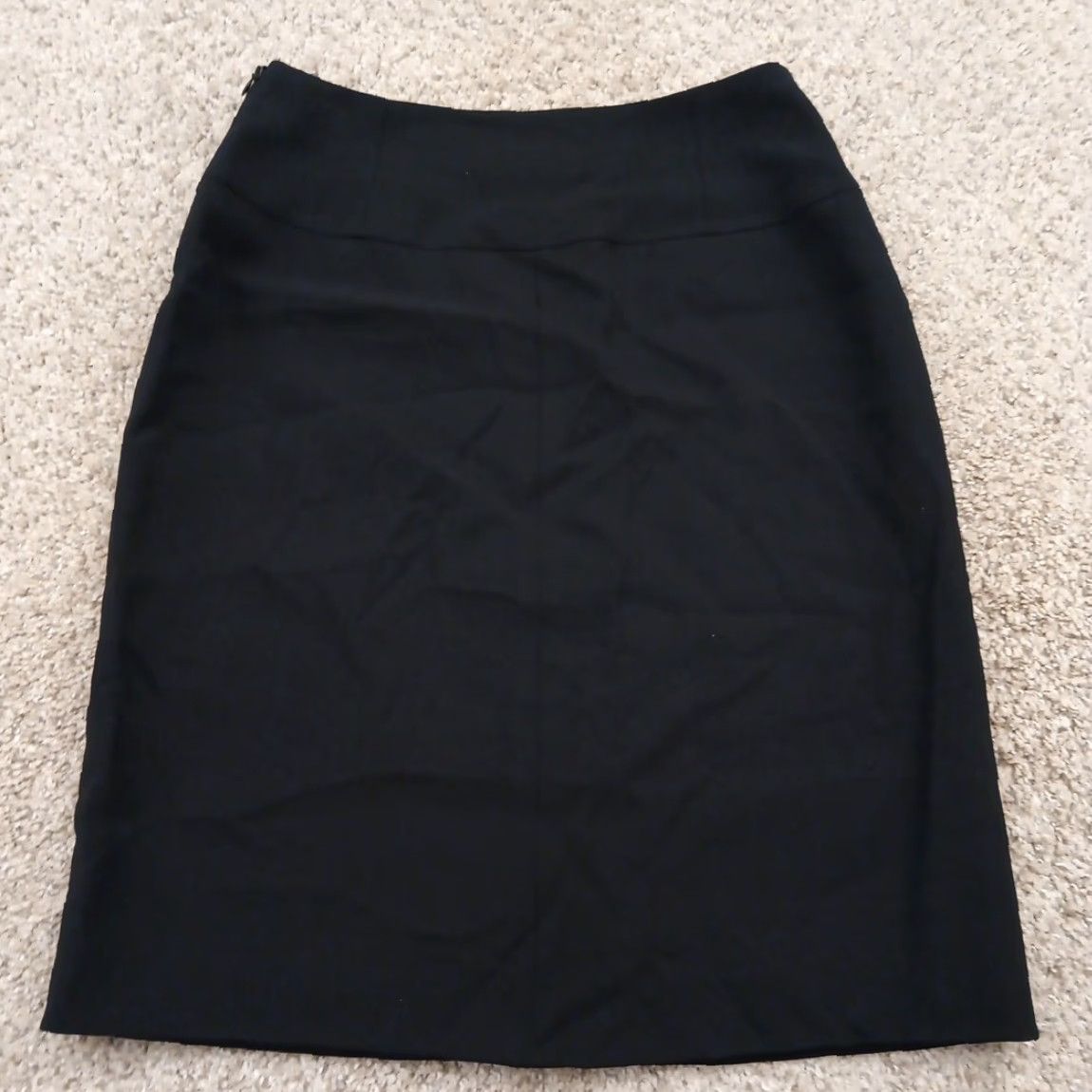 Armani ARMANI Skirt Women's Knee Length Pencil Lined Wool Blend Black 42 Italy Vintage No Straight & Pencil Dressy Size 28" / US 6 / IT 42 - 6 Thumbnail