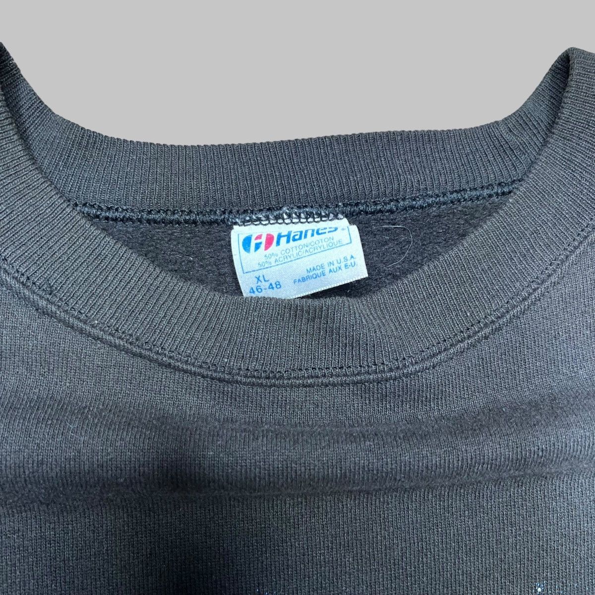 Vintage 80s Wolf Pack Howling Under Moon Nature Pullover Sweatshirt Size US XL / EU 56 / 4 - 2 Thumbnail