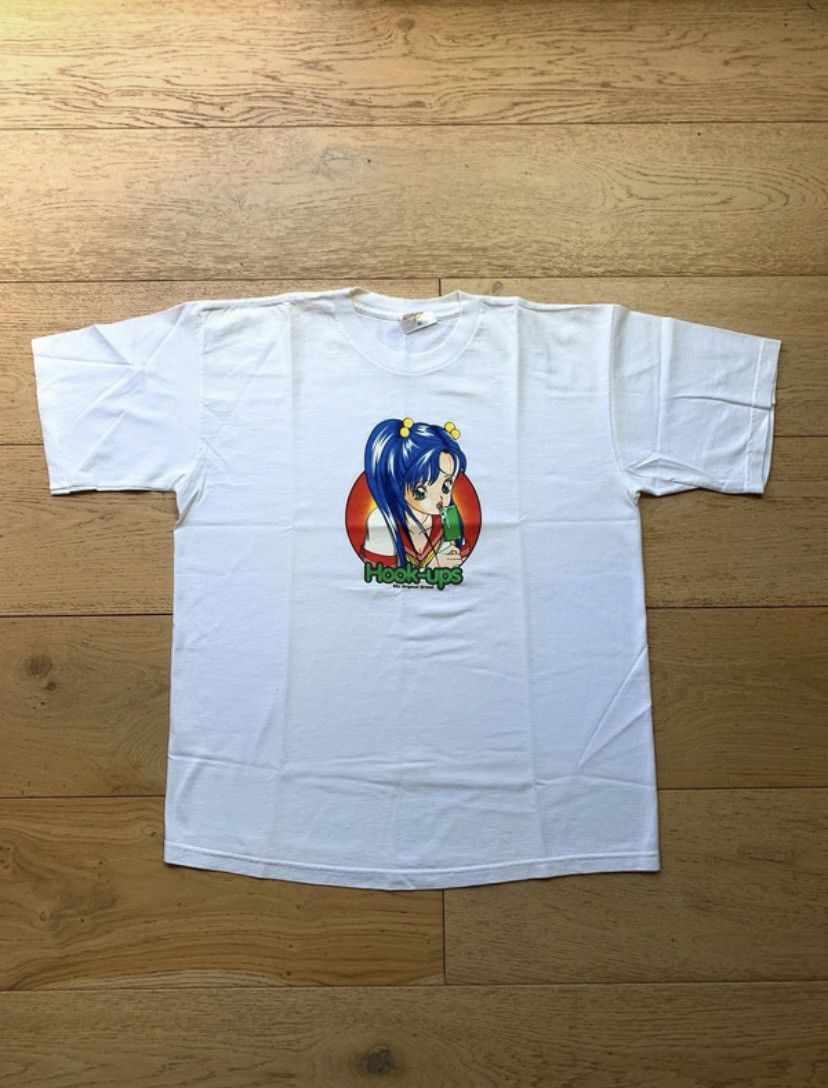 Hook-Ups Vintage anime hook ups t shirt Size US XL / EU 56 / 4 - 2 Thumbnail