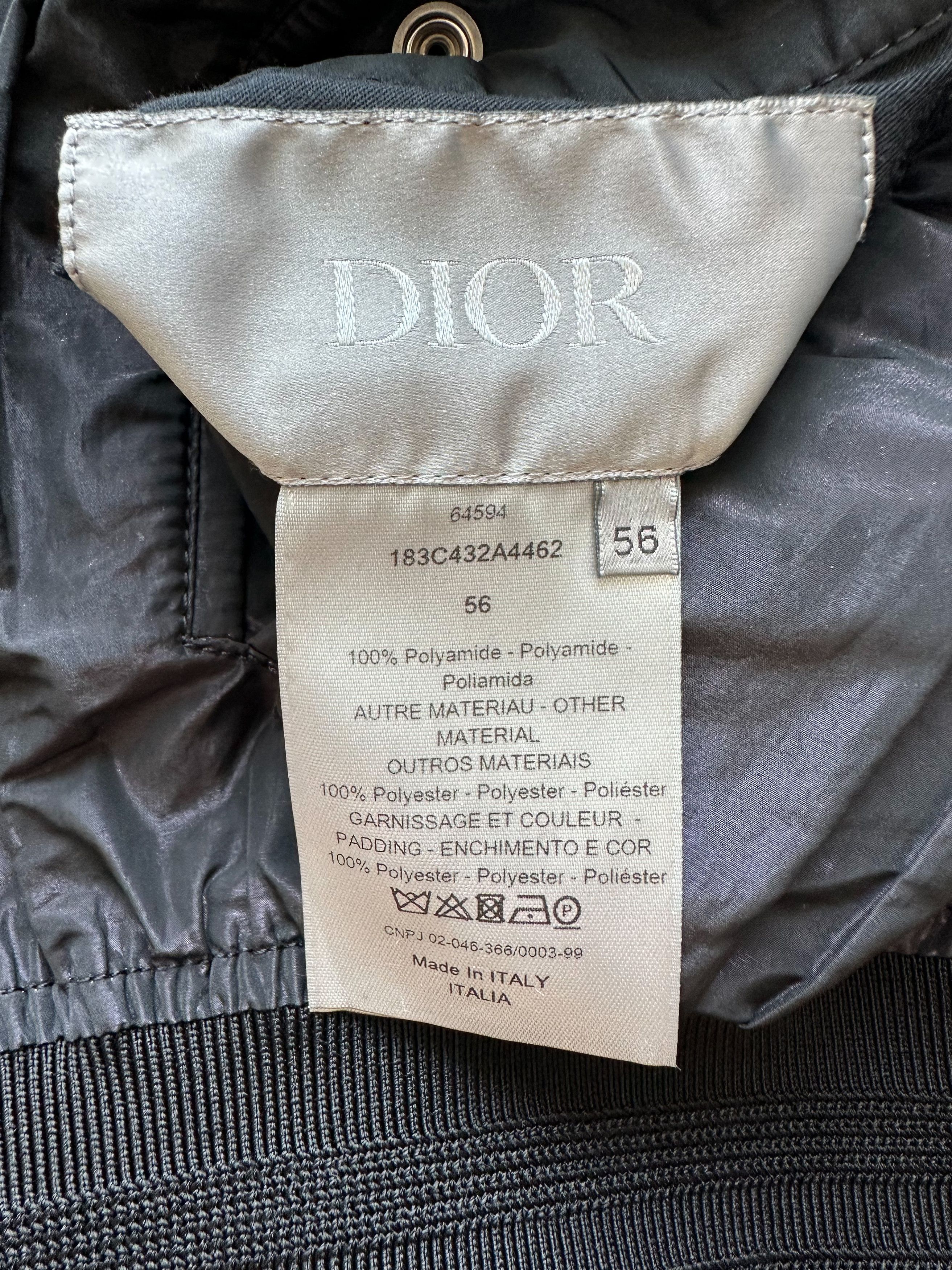 Dior Dior Oblique Black Bomber Jacket Size US XXL / EU 58 / 5 - 3 Thumbnail