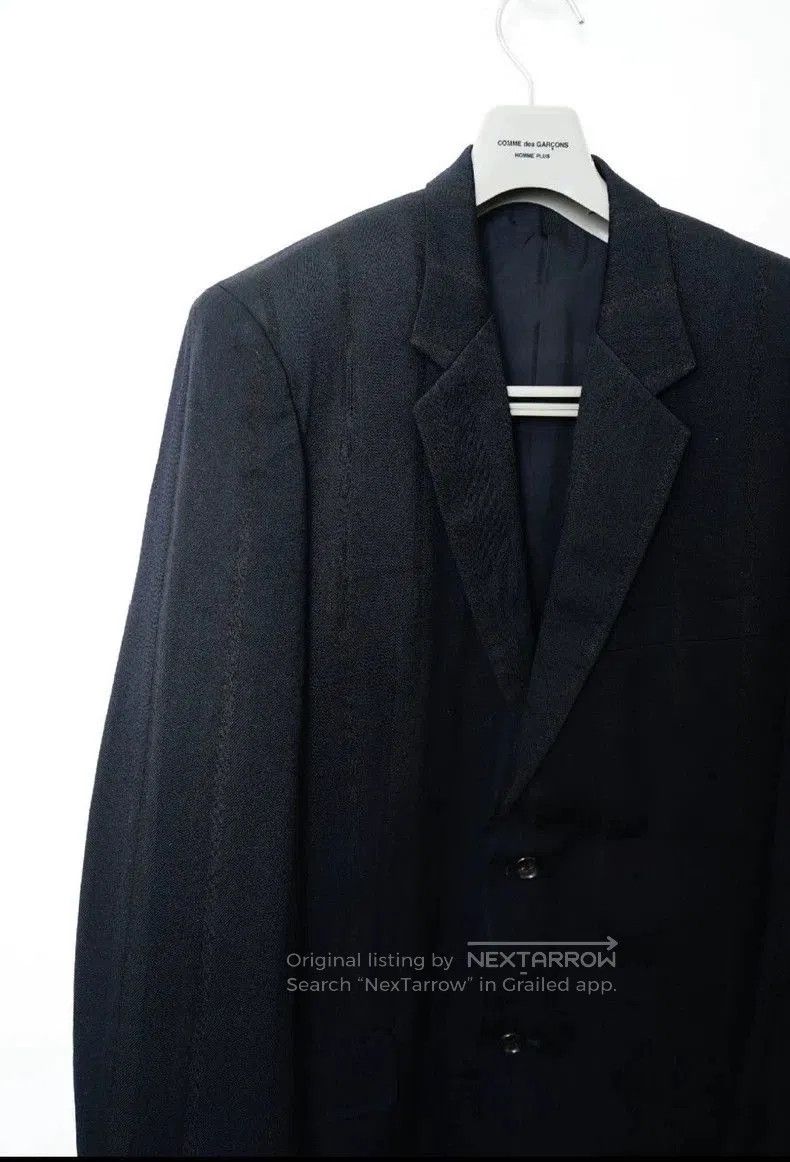 Yohji Yamamoto Yohji Yamamoto Wool Silk Blend Suit Jacket Size US L / EU 52-54 / 3 - 4 Thumbnail
