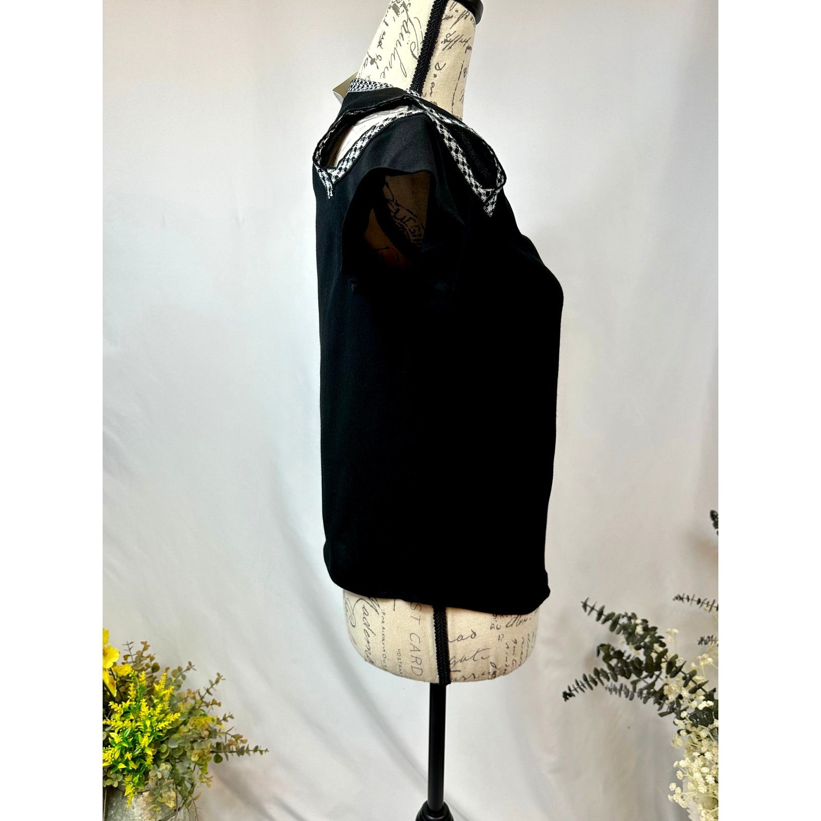 Maje Maje Lisea Cold-Shoulder Crepe Top 100% Viscose Black S Size S / US 4 / IT 40 - 11 Thumbnail