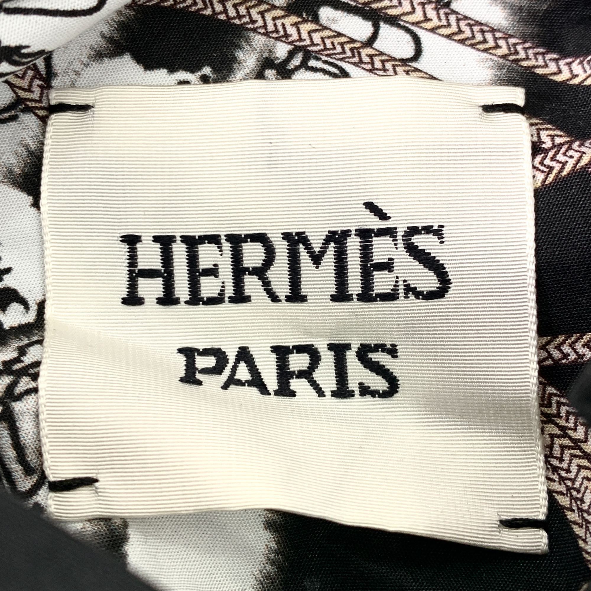 Hermes Reversible Bomber Jacket With Embroidered Floral Pattern & S Size XS / US 0-2 / IT 36-38 - 8 Thumbnail