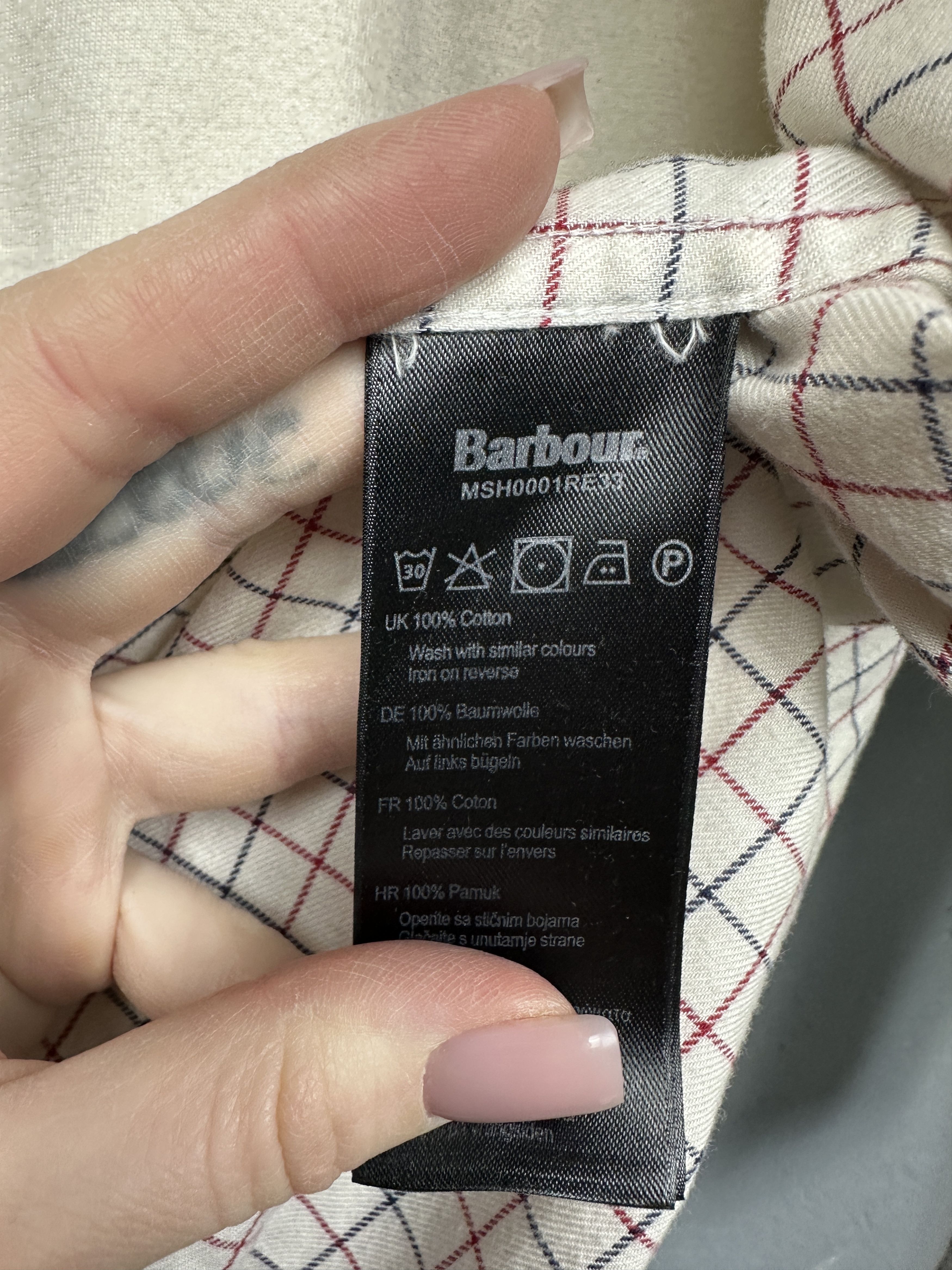 Barbour Barbour Vintage Mens Flannel Shirt Size US L / EU 52-54 / 3 - 6 Thumbnail